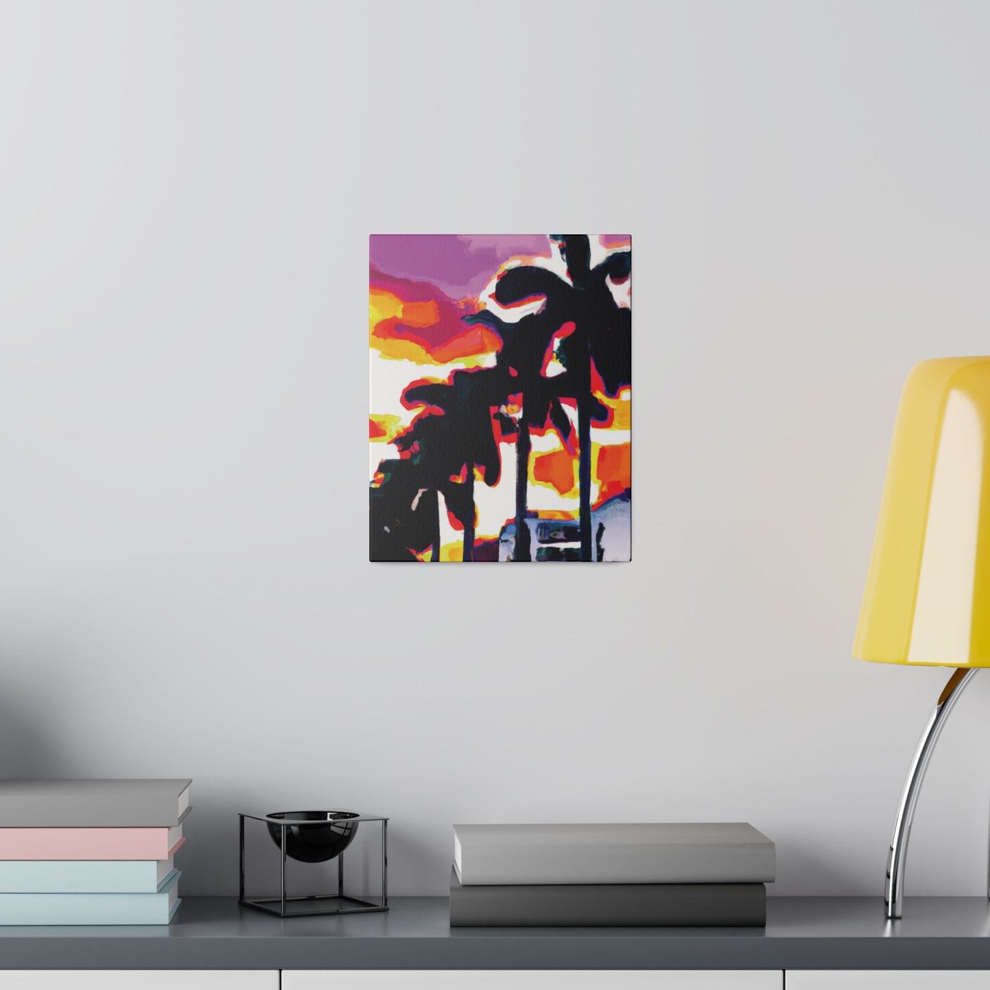 1923K - Miami Beach Sunset Painting Print | Miami | Beach | Sunset | Poster | Home Decor | Wall Art | Canvas