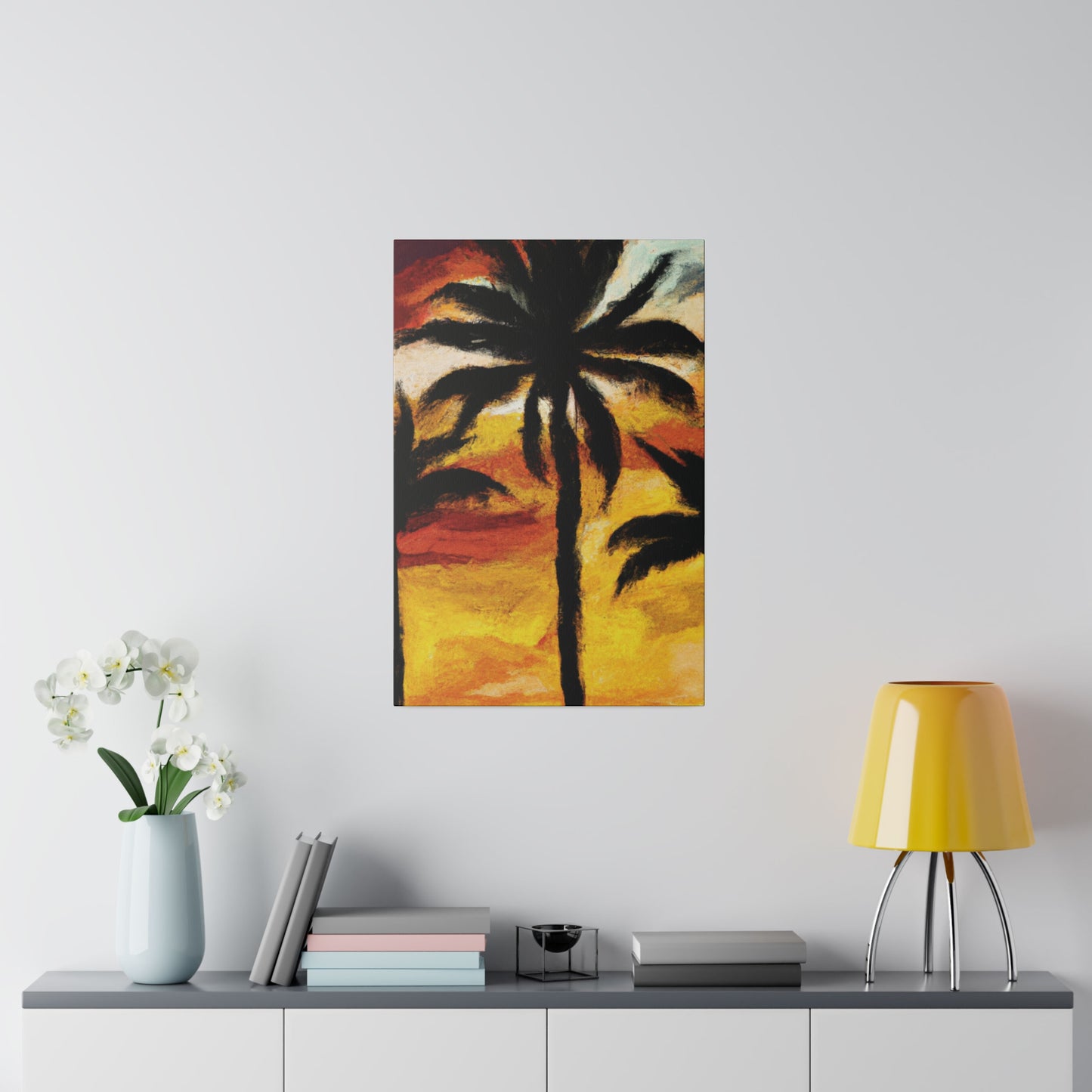 3122C - Miami Beach Sunset Painting Print | Miami | Beach | Sunset | Poster | Home Decor | Wall Art | Canvas