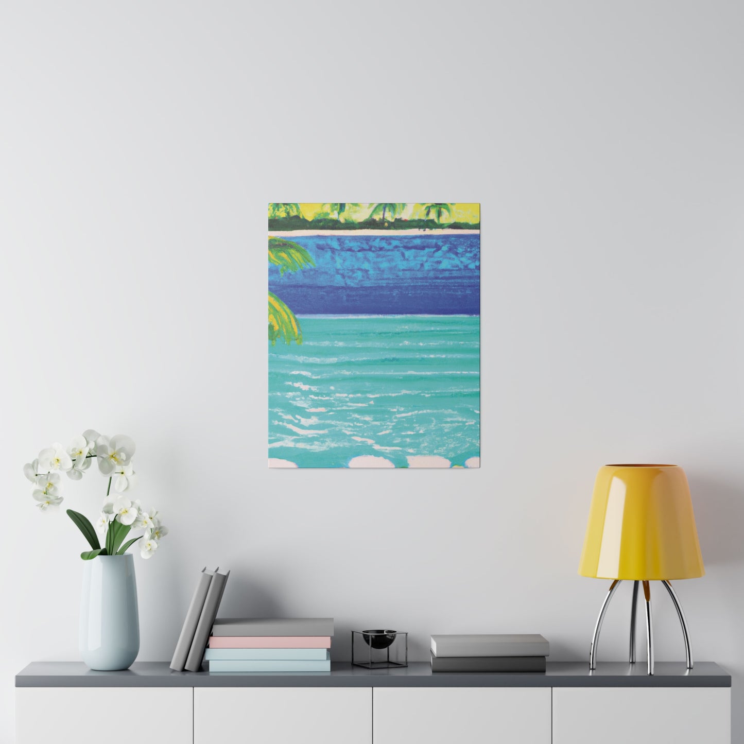 4234Z - Bahamas Ocean Painting Print | Bahamas | Ocean | Beach | Poster | Home Decor | Wall Art | Canvas