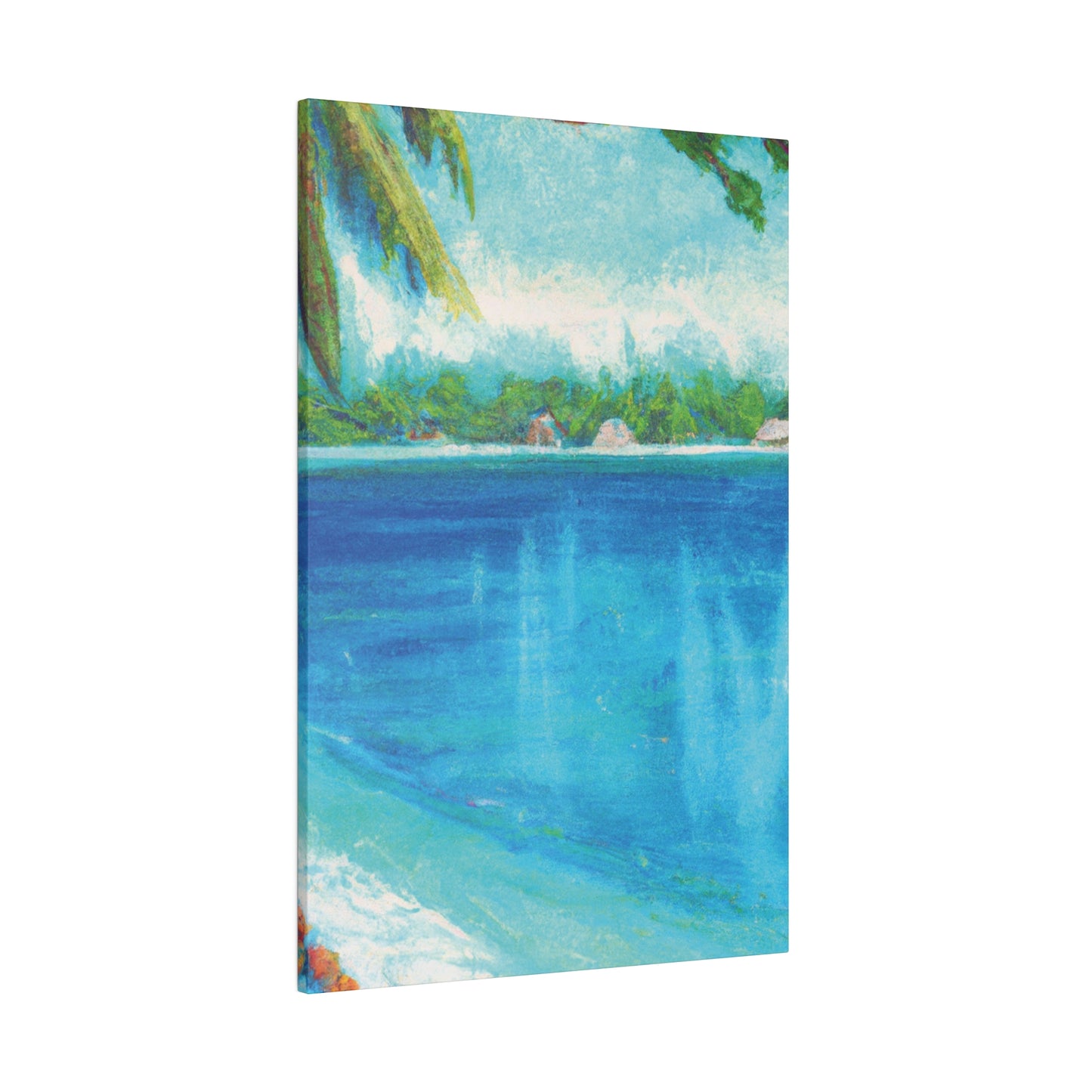 3198N - Bahamas Ocean Painting Print | Bahamas | Ocean | Beach | Poster | Home Decor | Wall Art | Canvas
