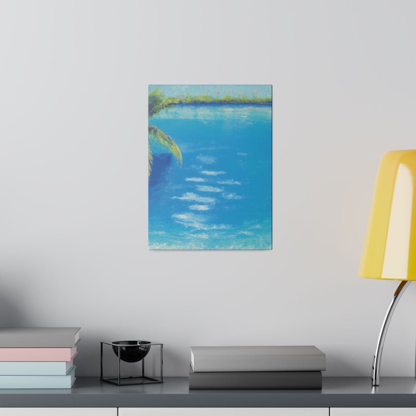 9819K - Bahamas Ocean Painting Print | Bahamas | Ocean | Beach | Poster | Home Decor | Wall Art | Canvas