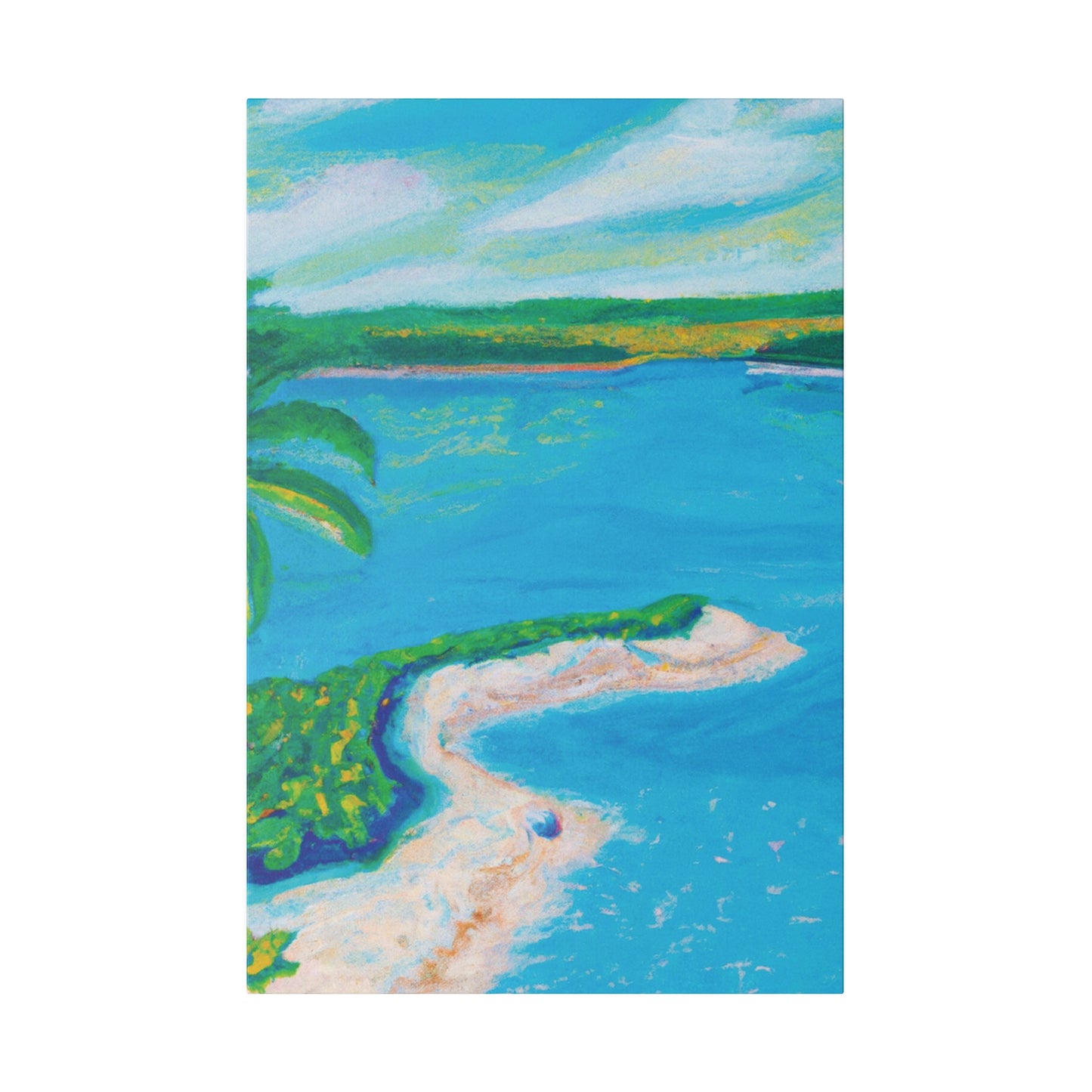 4895I - Bahamas Ocean Painting Print | Bahamas | Ocean | Beach | Poster | Home Decor | Wall Art | Canvas