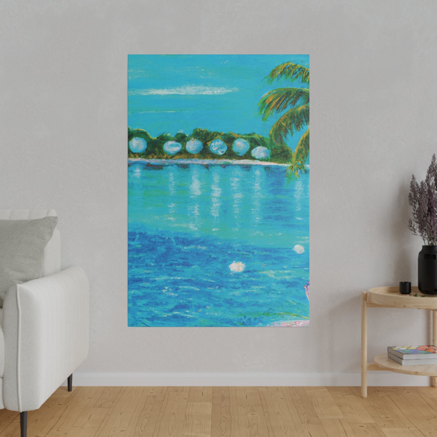 912X - Bahamas Ocean Painting Print | Bahamas | Ocean | Beach | Poster | Home Decor | Wall Art | Canvas