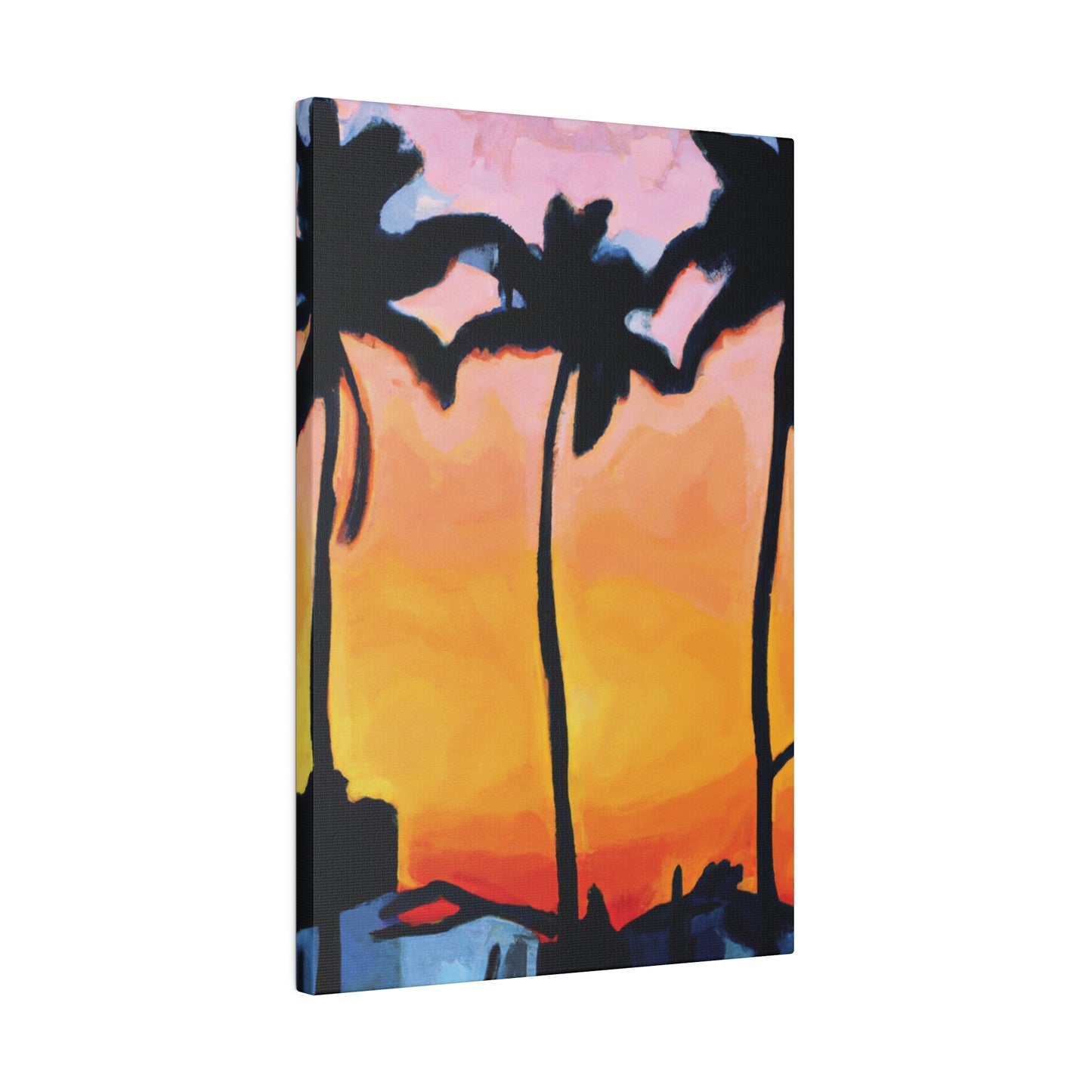 9545F - Miami Beach Sunset Painting Print | Miami | Beach | Sunset | Poster | Home Decor | Wall Art | Canvas