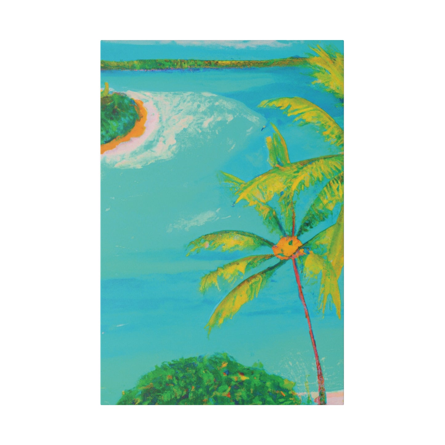 5457G - Bahamas Ocean Painting Print | Bahamas | Ocean | Beach | Poster | Home Decor | Wall Art | Canvas