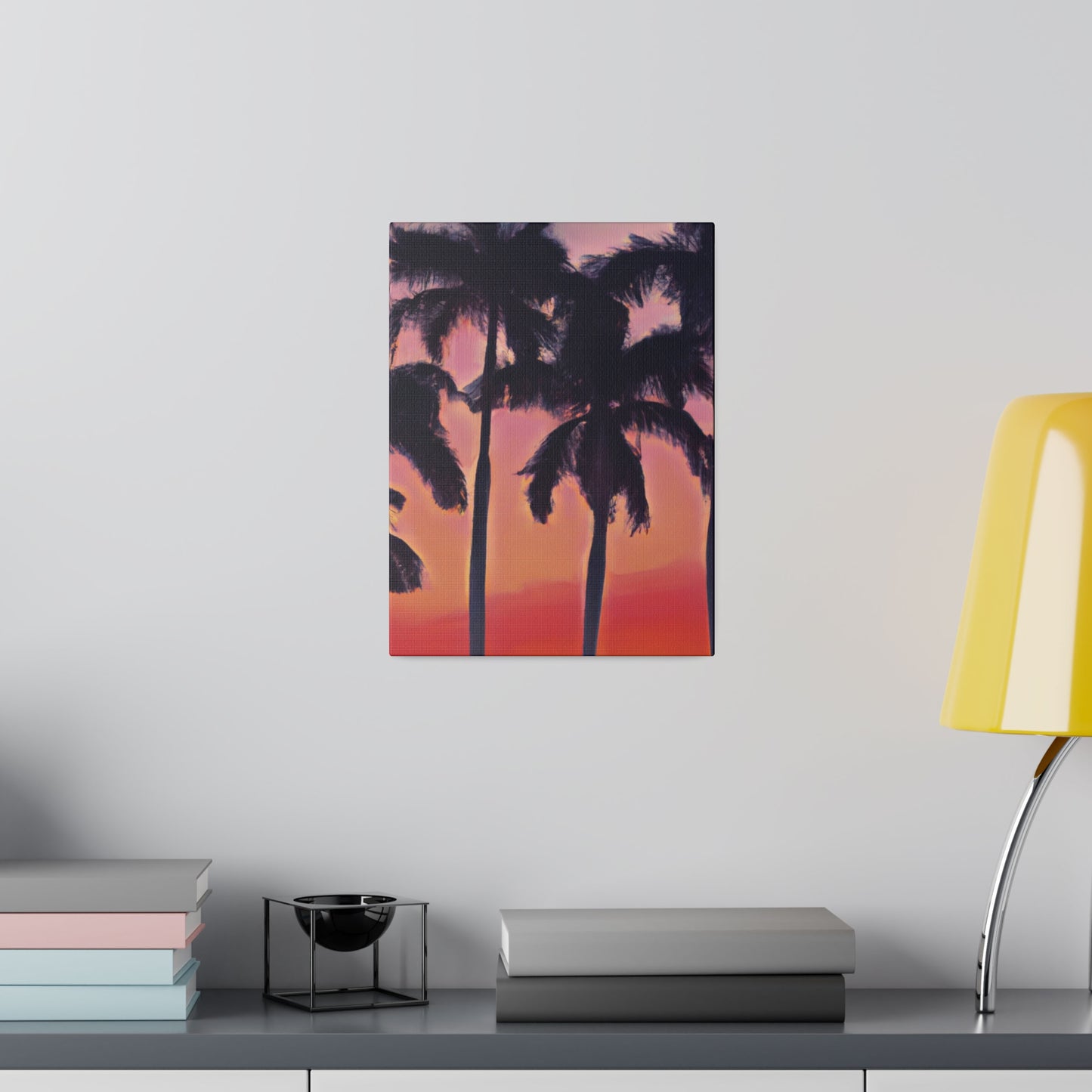 7239V - Miami Beach Sunset Painting Print | Miami | Beach | Sunset | Poster | Home Decor | Wall Art | Canvas