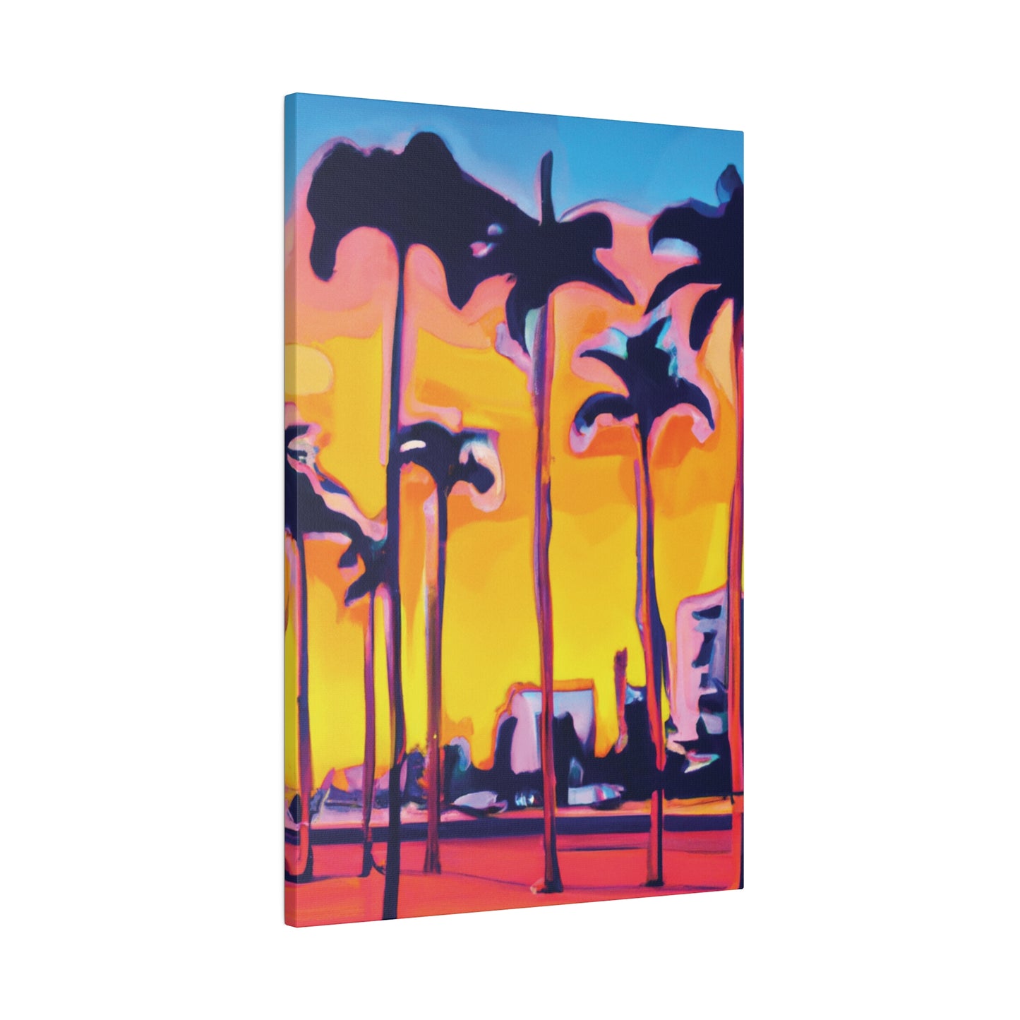 9692W - Miami Beach Sunset Painting Print | Miami | Beach | Sunset | Poster | Home Decor | Wall Art | Canvas