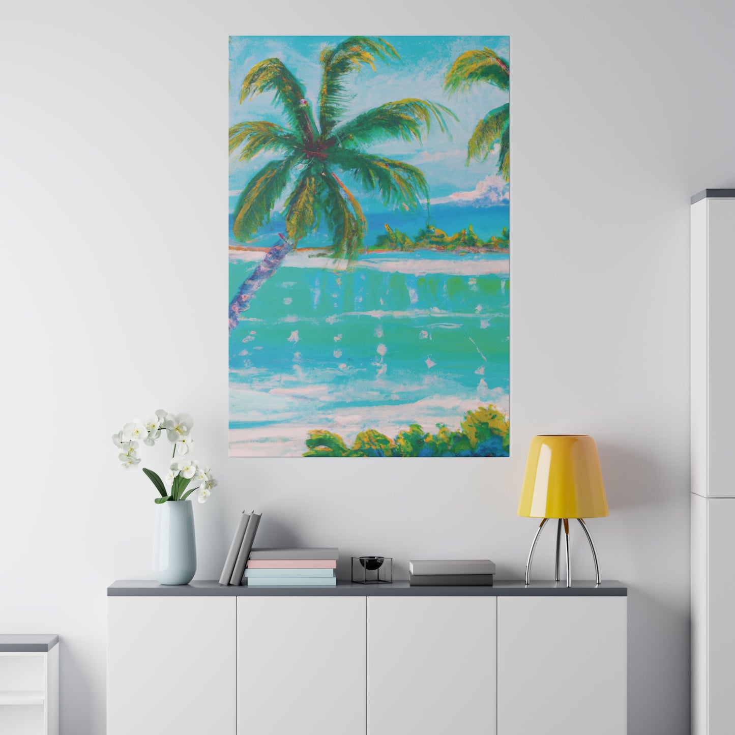 9452K - Bahamas Ocean Painting Print | Bahamas | Ocean | Beach | Poster | Home Decor | Wall Art | Canvas