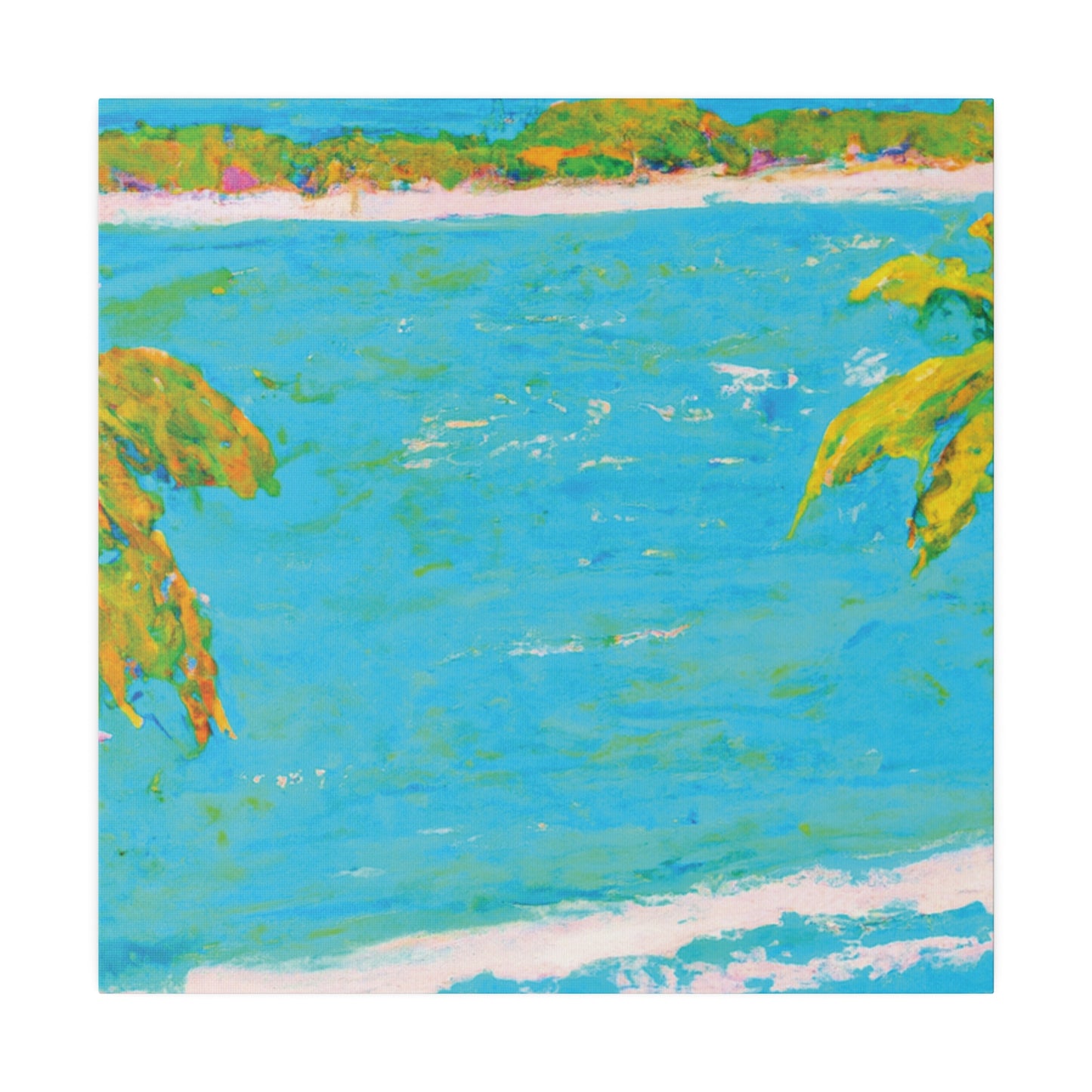 4783Z - Bahamas Ocean Painting Print | Bahamas | Ocean | Beach | Poster | Home Decor | Wall Art | Canvas