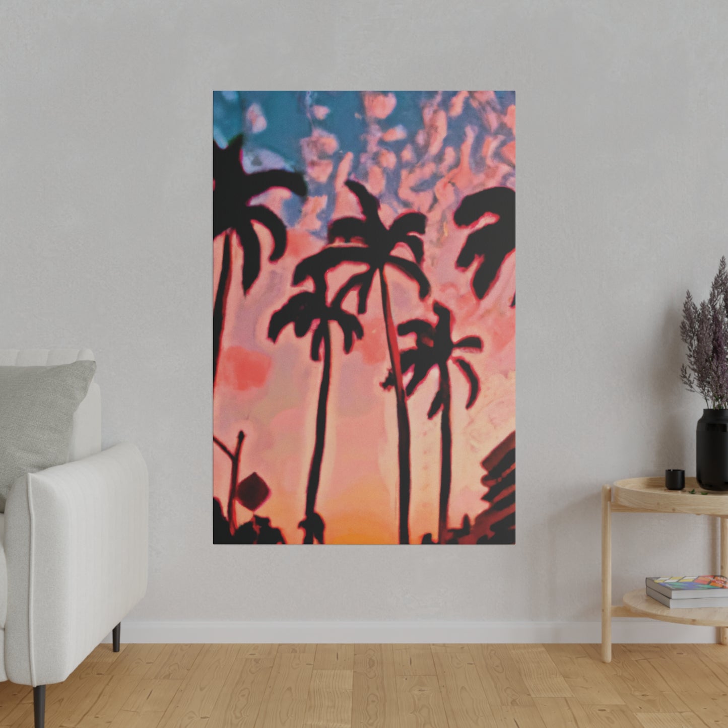 3784J - Miami Beach Sunset Painting Print | Miami | Beach | Sunset | Poster | Home Decor | Wall Art | Canvas