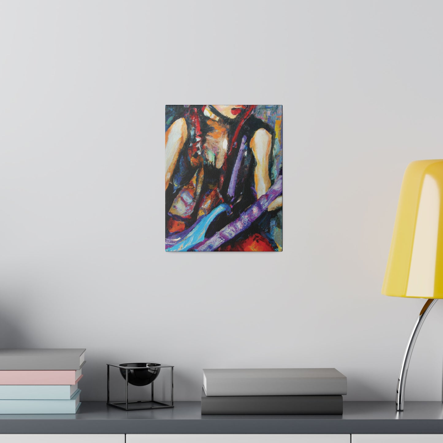 6251Z - Rockstar Oil Painting Style Print | Poster | Home Decor | Wall Art | Music Art | Canvas