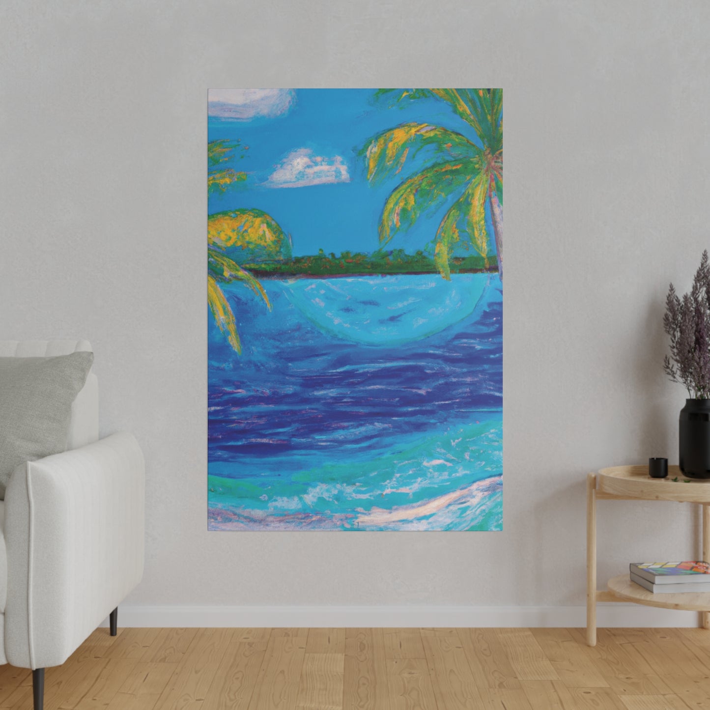 6704T - Bahamas Ocean Painting Print | Bahamas | Ocean | Beach | Poster | Home Decor | Wall Art | Canvas
