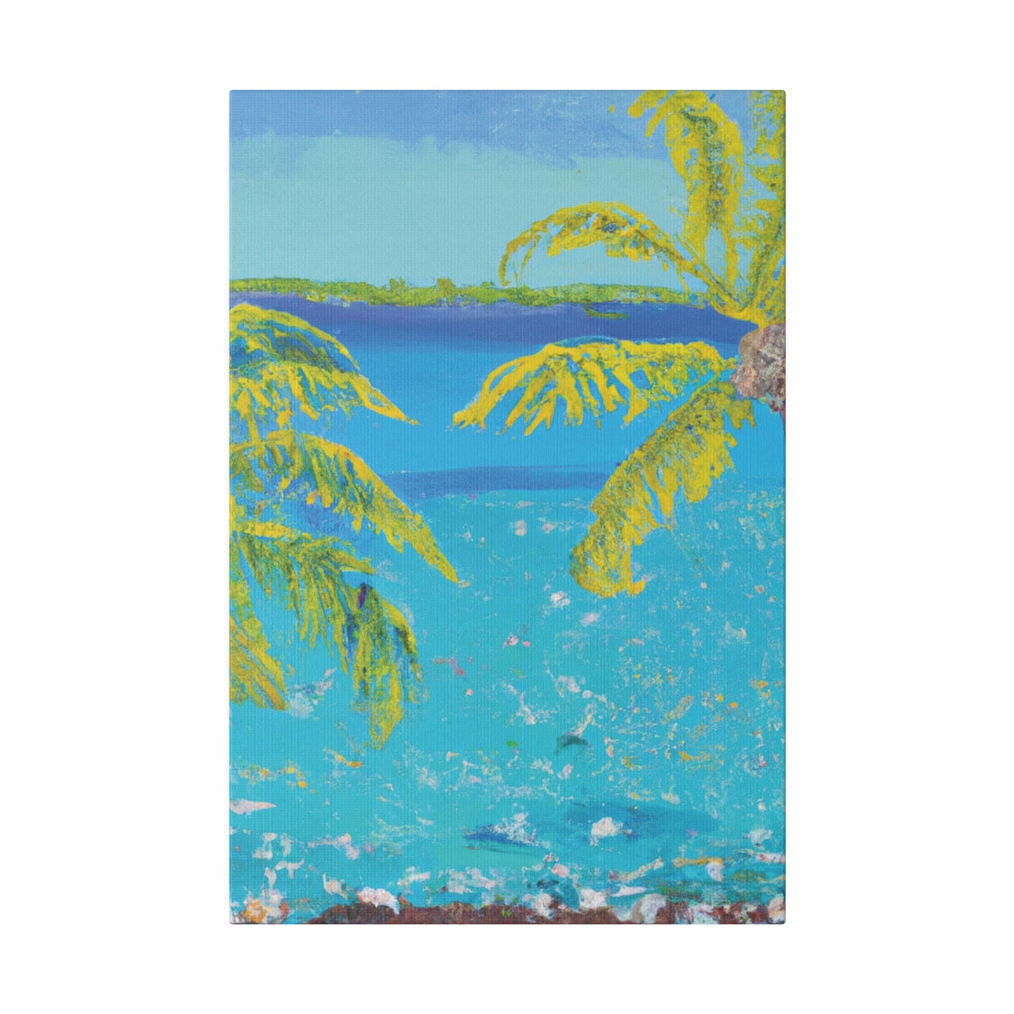 9282F - Bahamas Ocean Painting Print | Bahamas | Ocean | Beach | Poster | Home Decor | Wall Art | Canvas