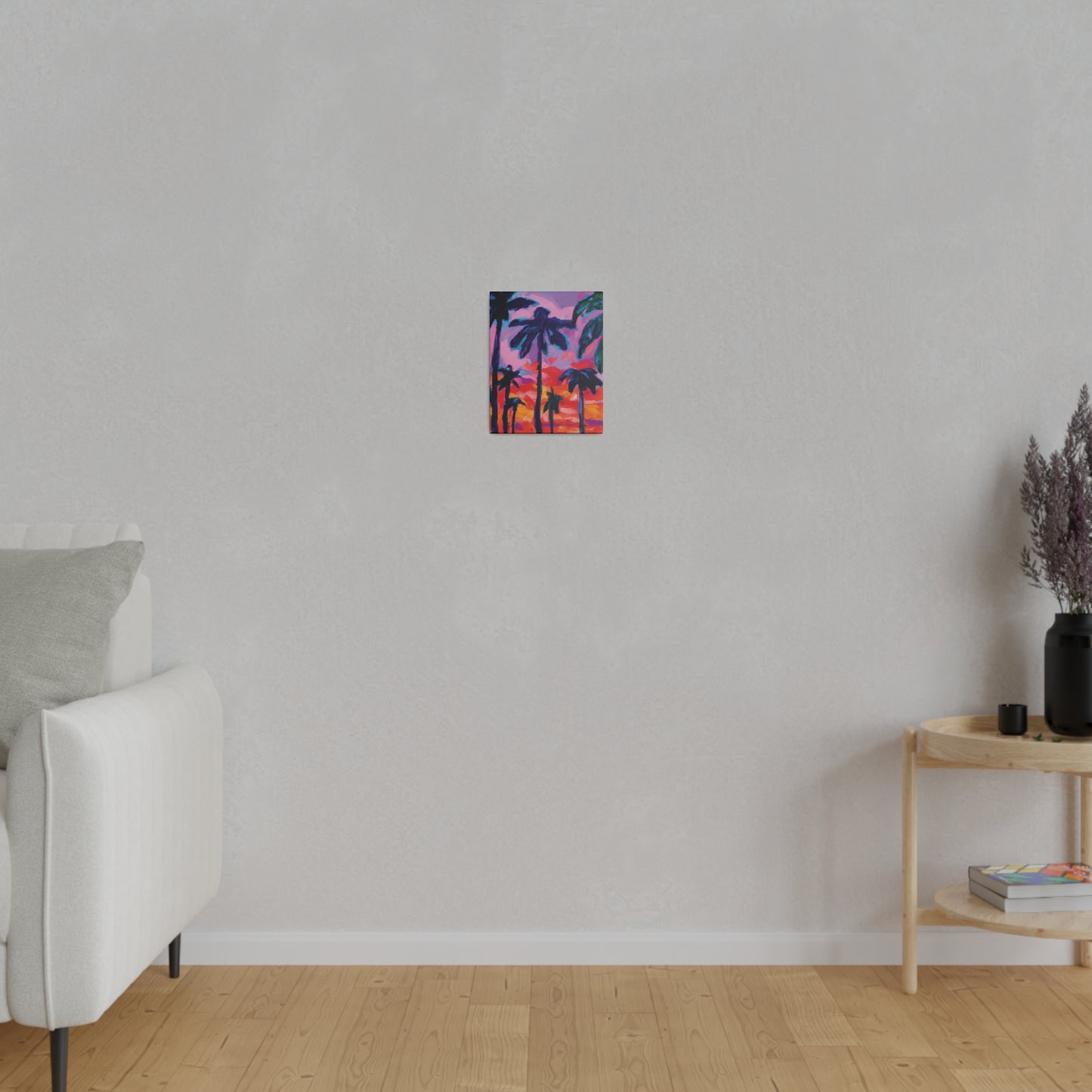 4754Q - Miami Beach Sunset Painting Print | Miami | Beach | Sunset | Poster | Home Decor | Wall Art | Canvas