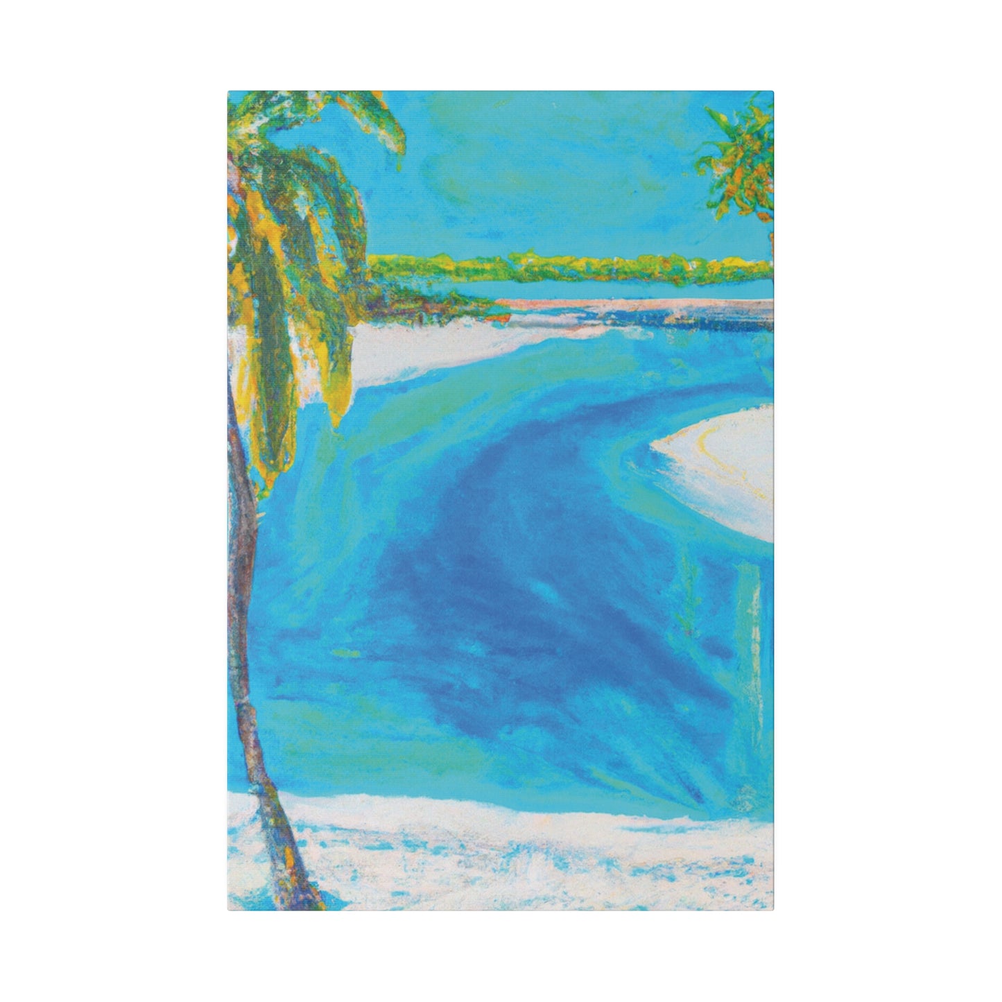 9106H - Bahamas Ocean Painting Print | Bahamas | Ocean | Beach | Poster | Home Decor | Wall Art | Canvas