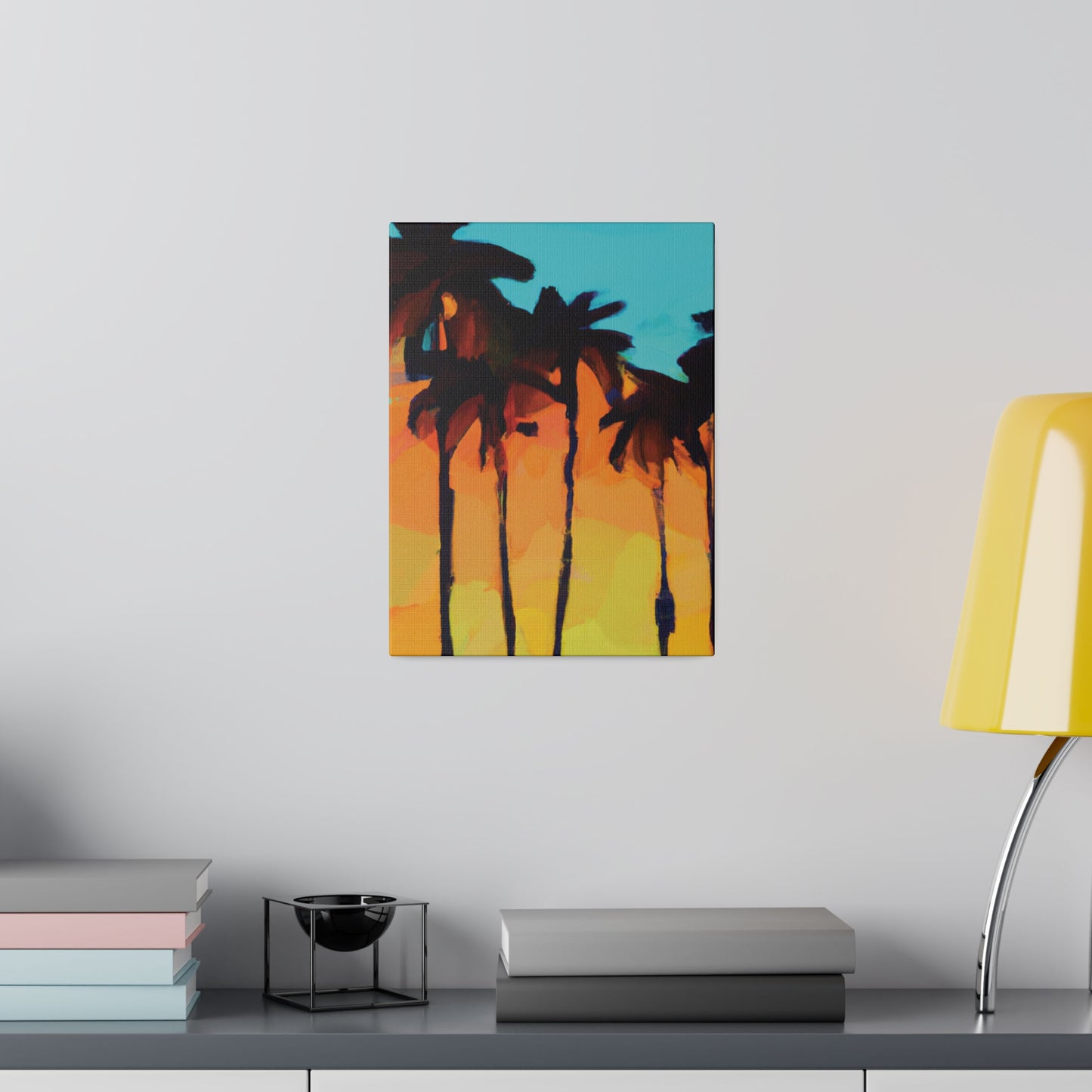 3606O - Miami Beach Sunset Painting Print | Miami | Beach | Sunset | Poster | Home Decor | Wall Art | Canvas
