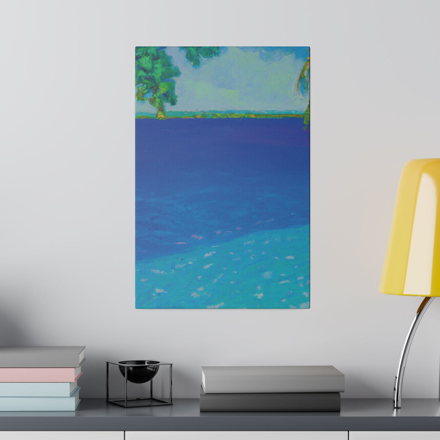 1582T - Bahamas Ocean Painting Print | Bahamas | Ocean | Beach | Poster | Home Decor | Wall Art | Canvas