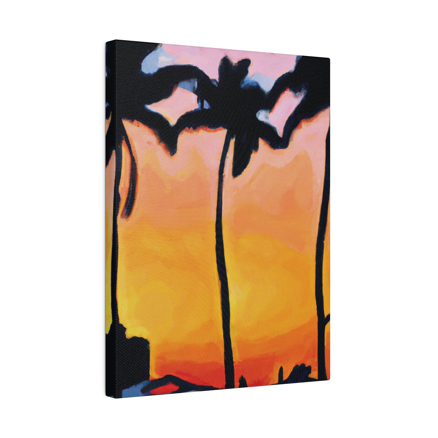 9545F - Miami Beach Sunset Painting Print | Miami | Beach | Sunset | Poster | Home Decor | Wall Art | Canvas
