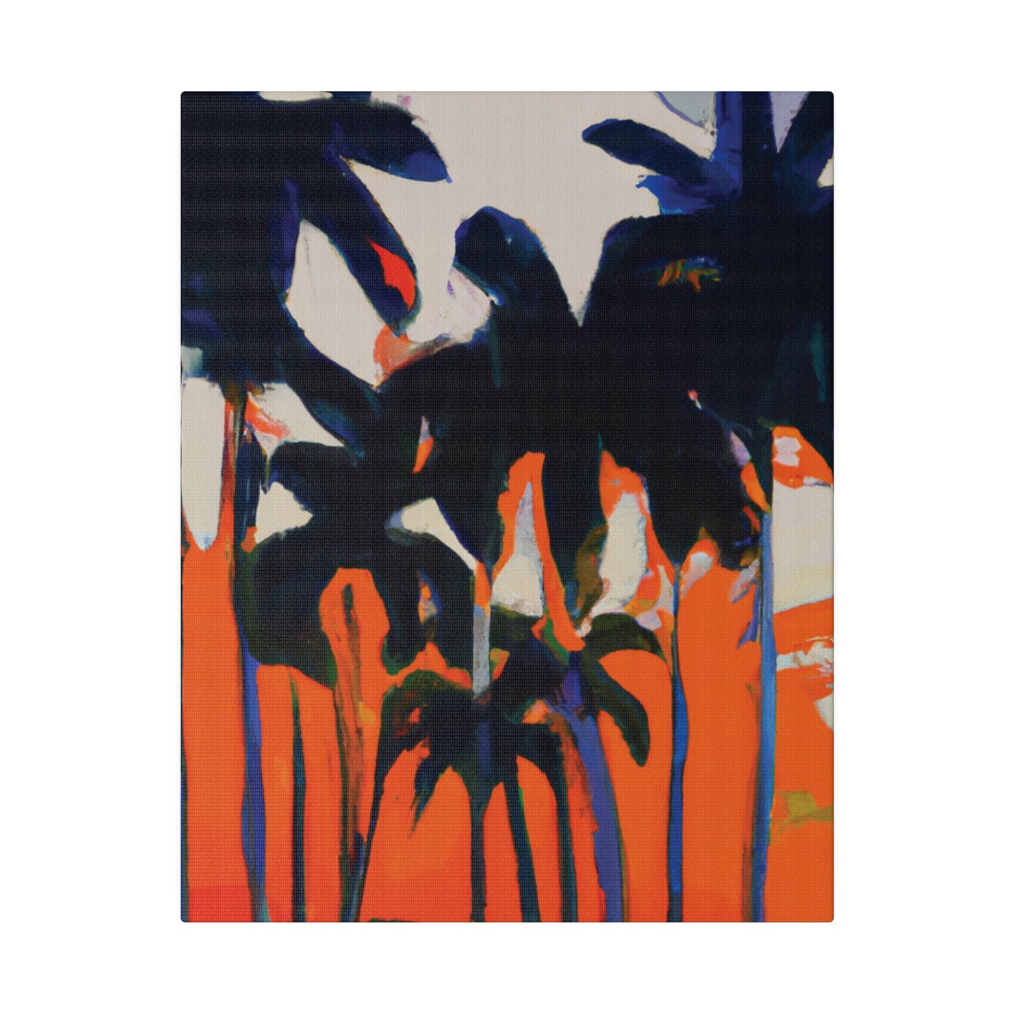 7345M - Miami Beach Sunset Painting Print | Miami | Beach | Sunset | Poster | Home Decor | Wall Art | Canvas