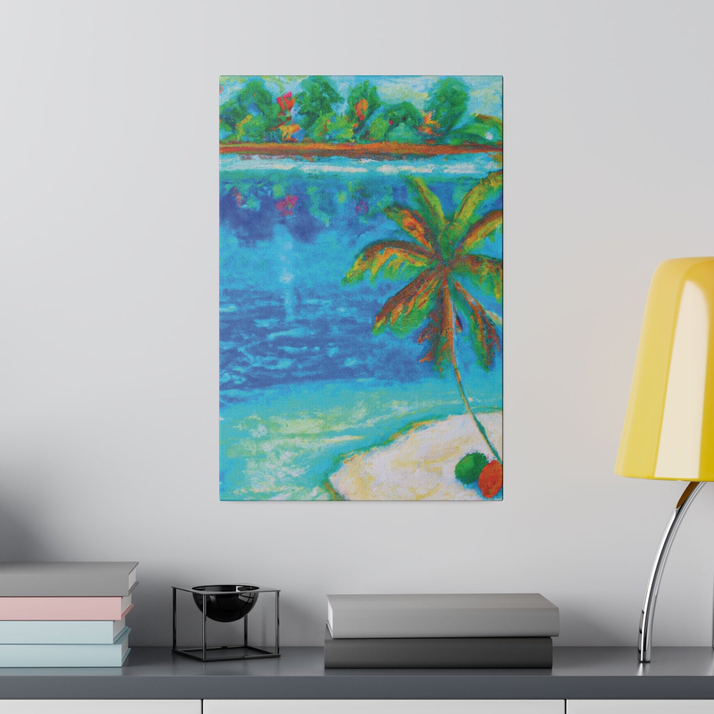 8252T - Bahamas Ocean Painting Print | Bahamas | Ocean | Beach | Poster | Home Decor | Wall Art | Canvas