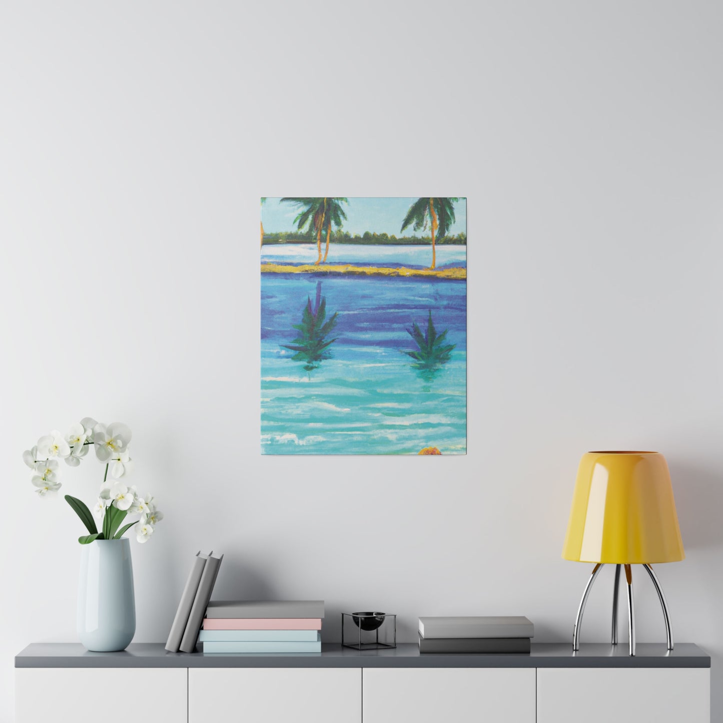 9768P - Bahamas Ocean Painting Print | Bahamas | Ocean | Beach | Poster | Home Decor | Wall Art | Canvas