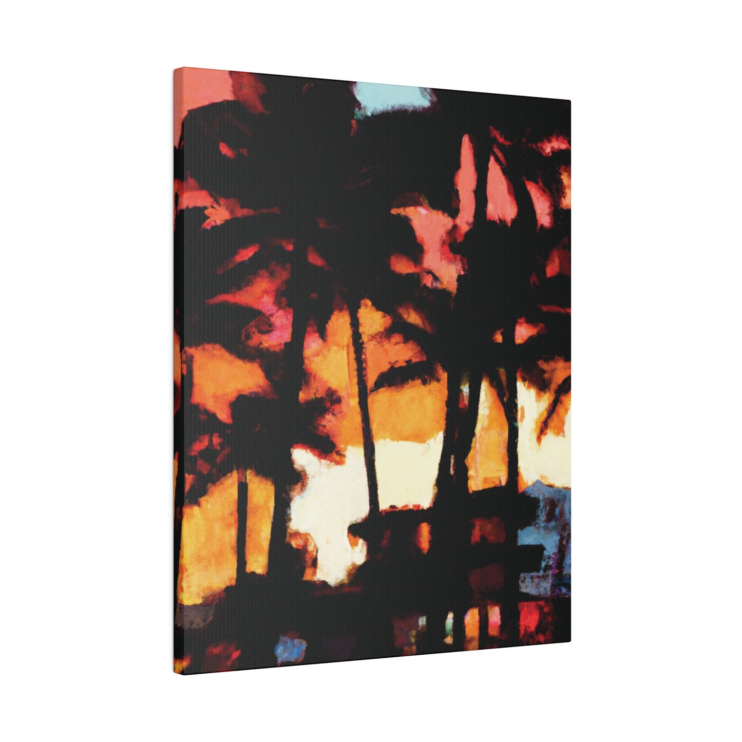 8498K - Miami Beach Sunset Painting Print | Miami | Beach | Sunset | Poster | Home Decor | Wall Art | Canvas