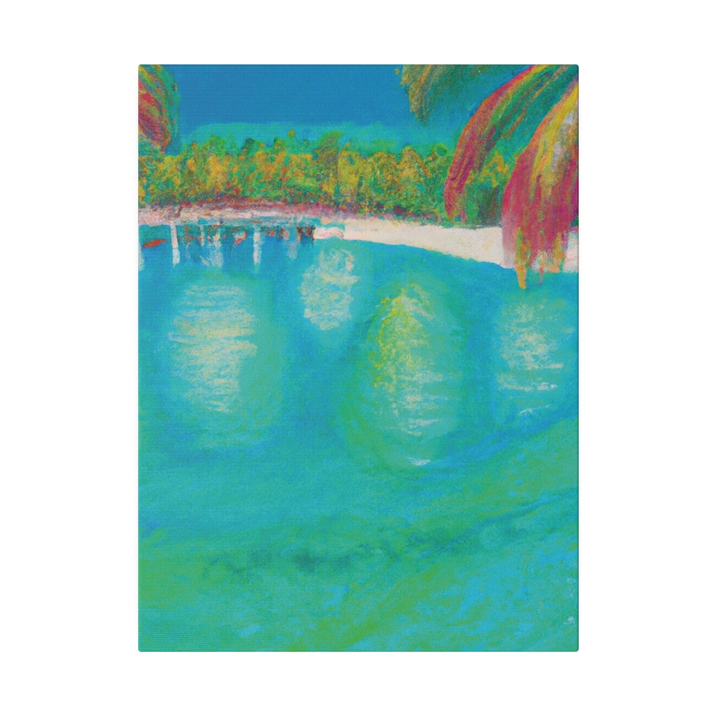 6823M - Bahamas Ocean Painting Print | Bahamas | Ocean | Beach | Poster | Home Decor | Wall Art | Canvas