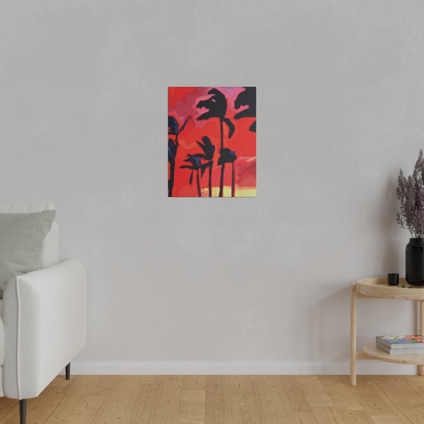 7933T - Miami Beach Sunset Painting Print | Miami | Beach | Sunset | Poster | Home Decor | Wall Art | Canvas