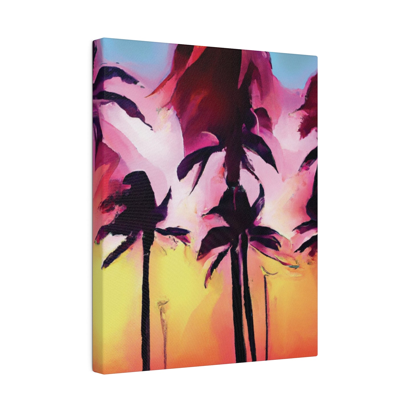 4536X - Miami Beach Sunset Painting Print | Miami | Beach | Sunset | Poster | Home Decor | Wall Art | Canvas