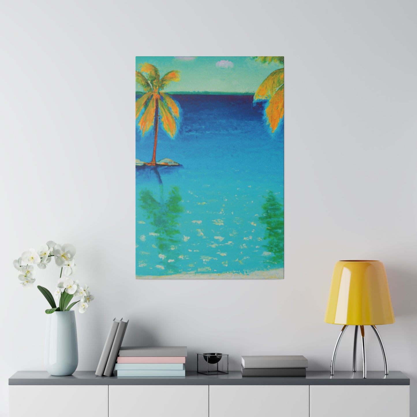 9234A - Bahamas Ocean Painting Print | Bahamas | Ocean | Beach | Poster | Home Decor | Wall Art | Canvas