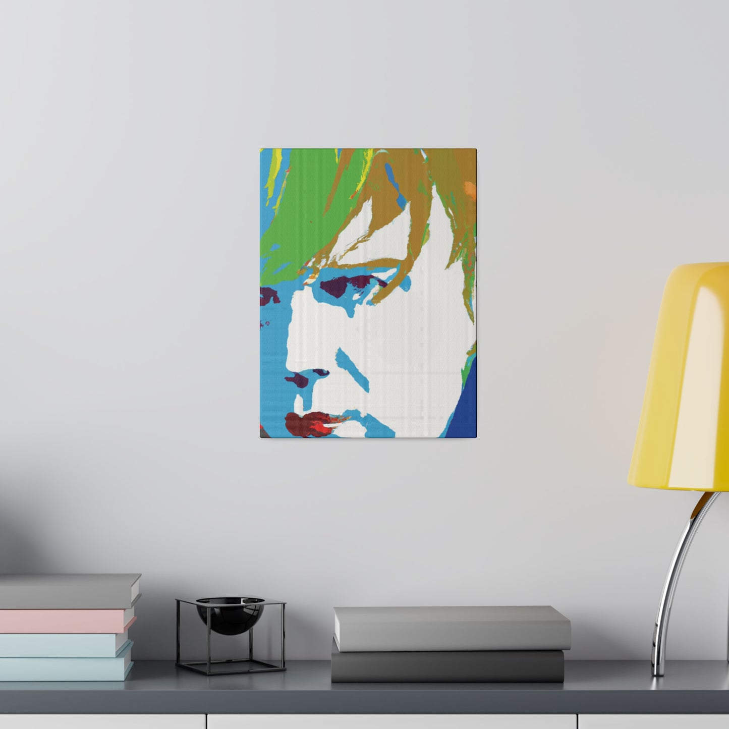 2179J - Rockstar Painting Print | Face | Abstract | Poster | Home Decor | Wall Art | Music Art | Canvas