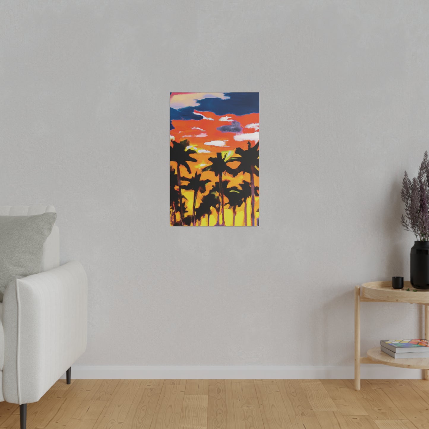 8206A - Miami Beach Sunset Painting Print | Miami | Beach | Sunset | Poster | Home Decor | Wall Art | Canvas