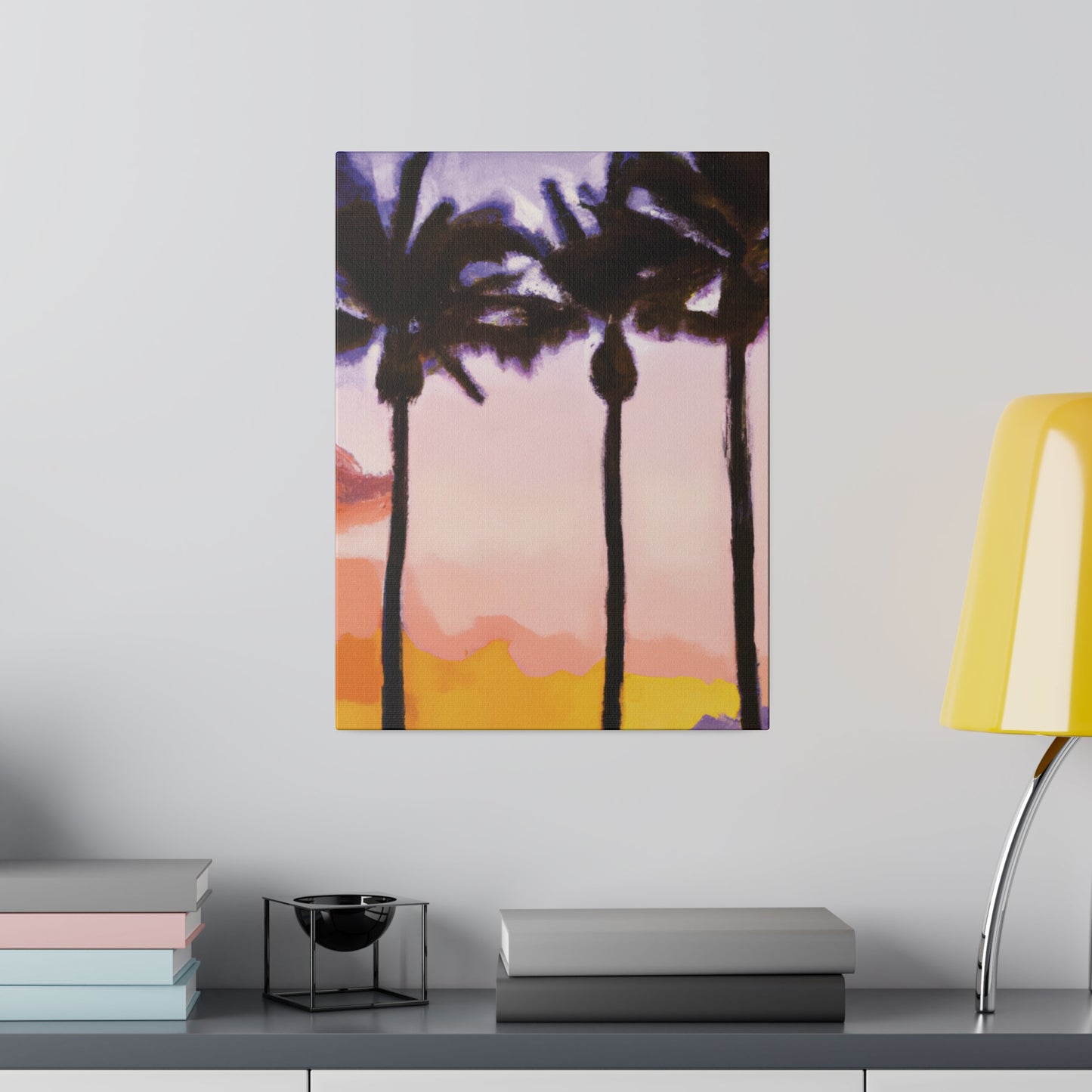 9366G - Miami Beach Sunset Painting Print | Miami | Beach | Sunset | Poster | Home Decor | Wall Art | Canvas