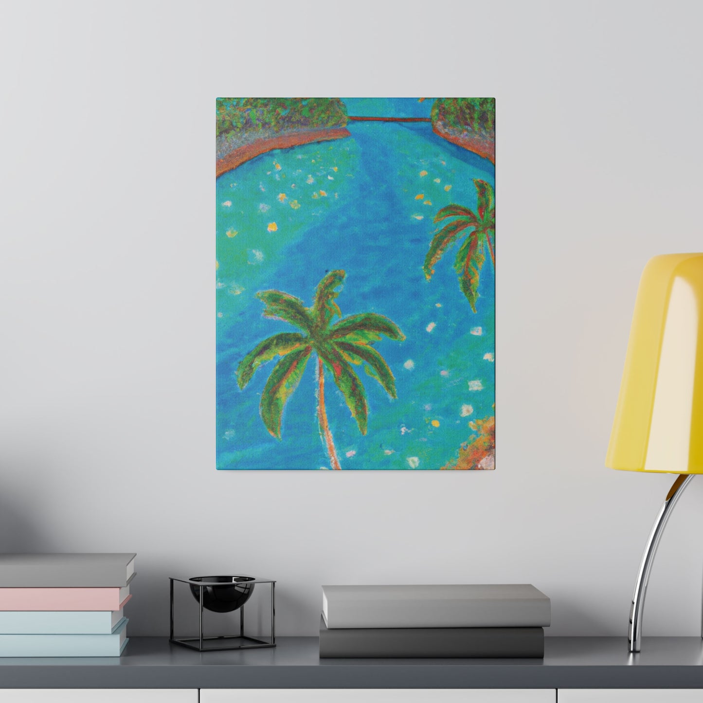 3827C - Bahamas Ocean Painting Print | Bahamas | Ocean | Beach | Poster | Home Decor | Wall Art | Canvas
