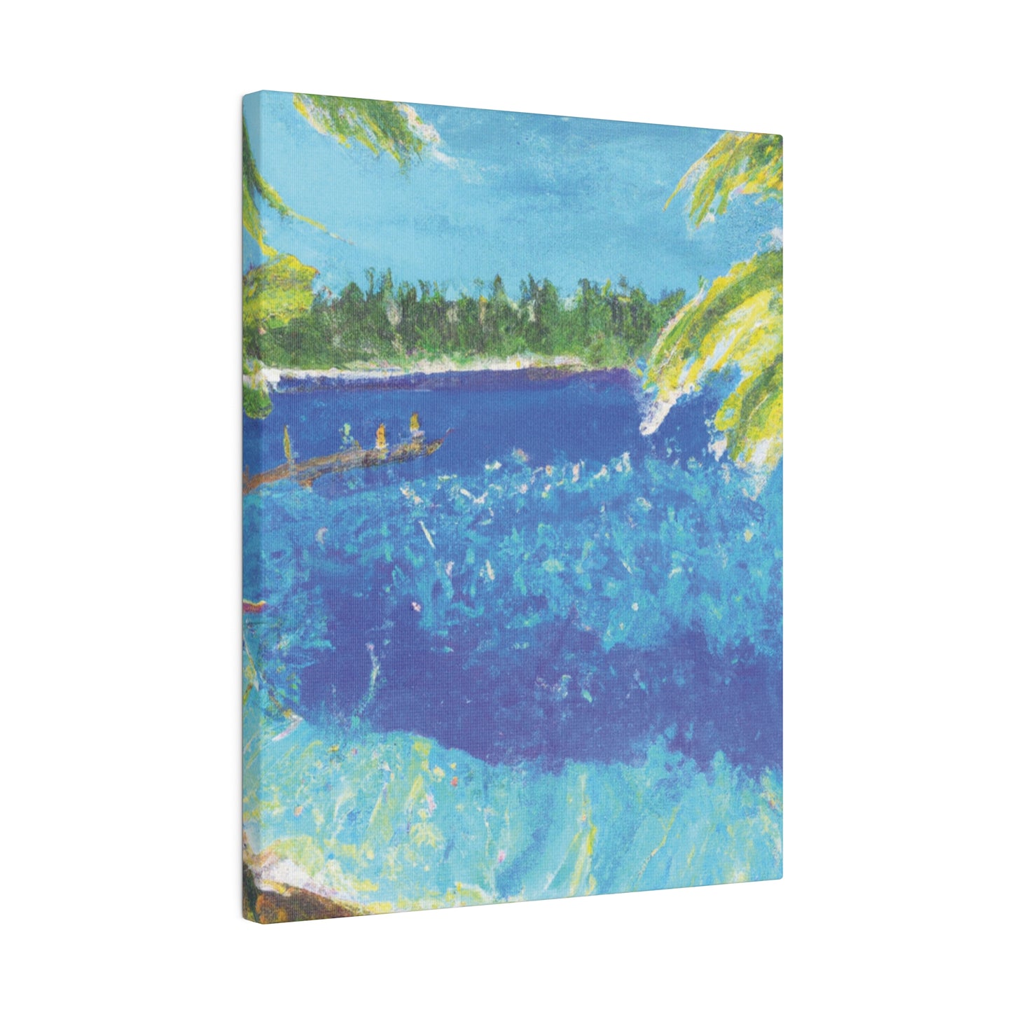 9673H - Bahamas Ocean Painting Print | Bahamas | Ocean | Beach | Poster | Home Decor | Wall Art | Canvas