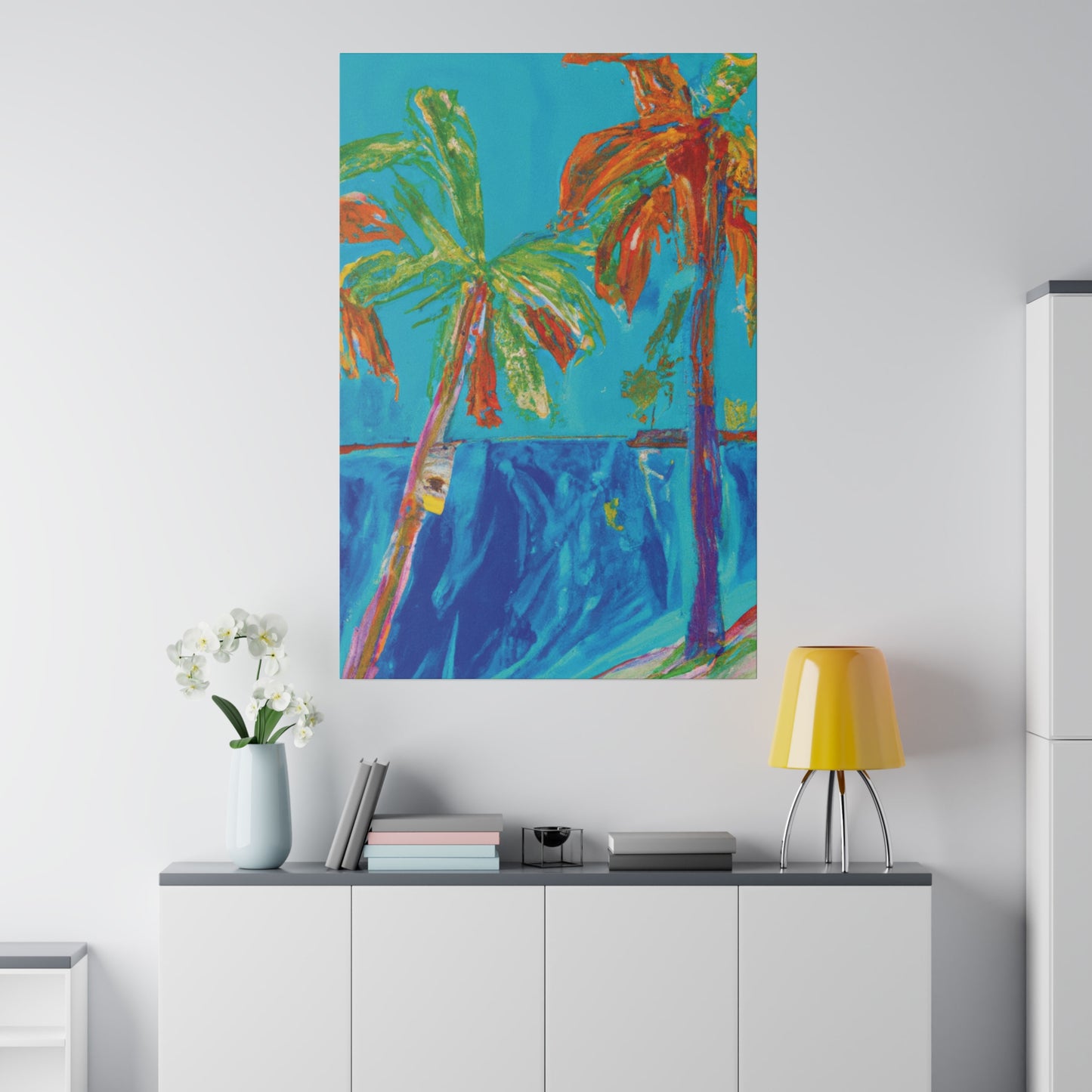 7834J - Bahamas Ocean Painting Print | Bahamas | Ocean | Beach | Poster | Home Decor | Wall Art | Canvas