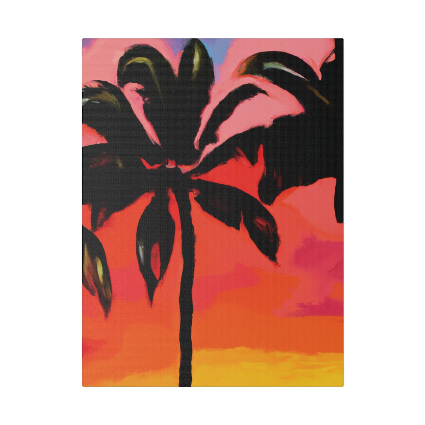 8093Z - Miami Beach Sunset Painting Print | Miami | Beach | Sunset | Poster | Home Decor | Wall Art | Canvas