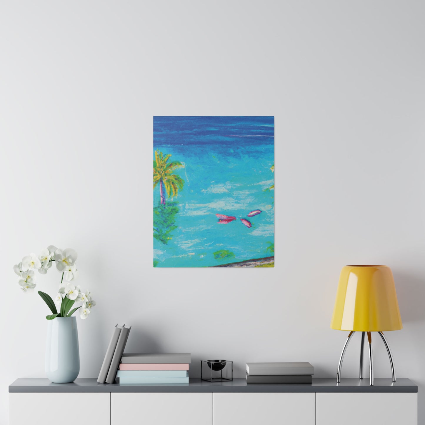 9387Q - Bahamas Ocean Painting Print | Bahamas | Ocean | Beach | Poster | Home Decor | Wall Art | Canvas