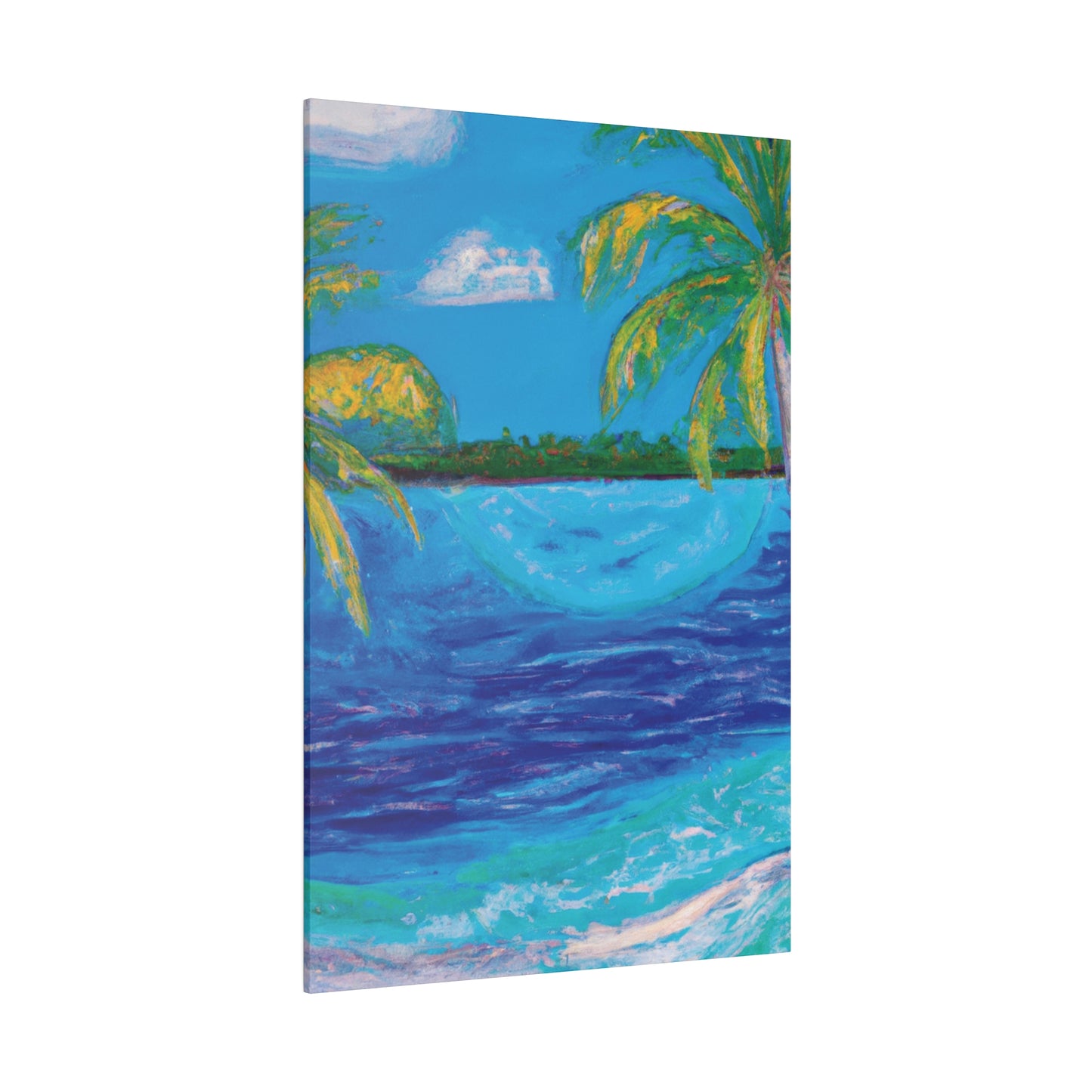 6704T - Bahamas Ocean Painting Print | Bahamas | Ocean | Beach | Poster | Home Decor | Wall Art | Canvas