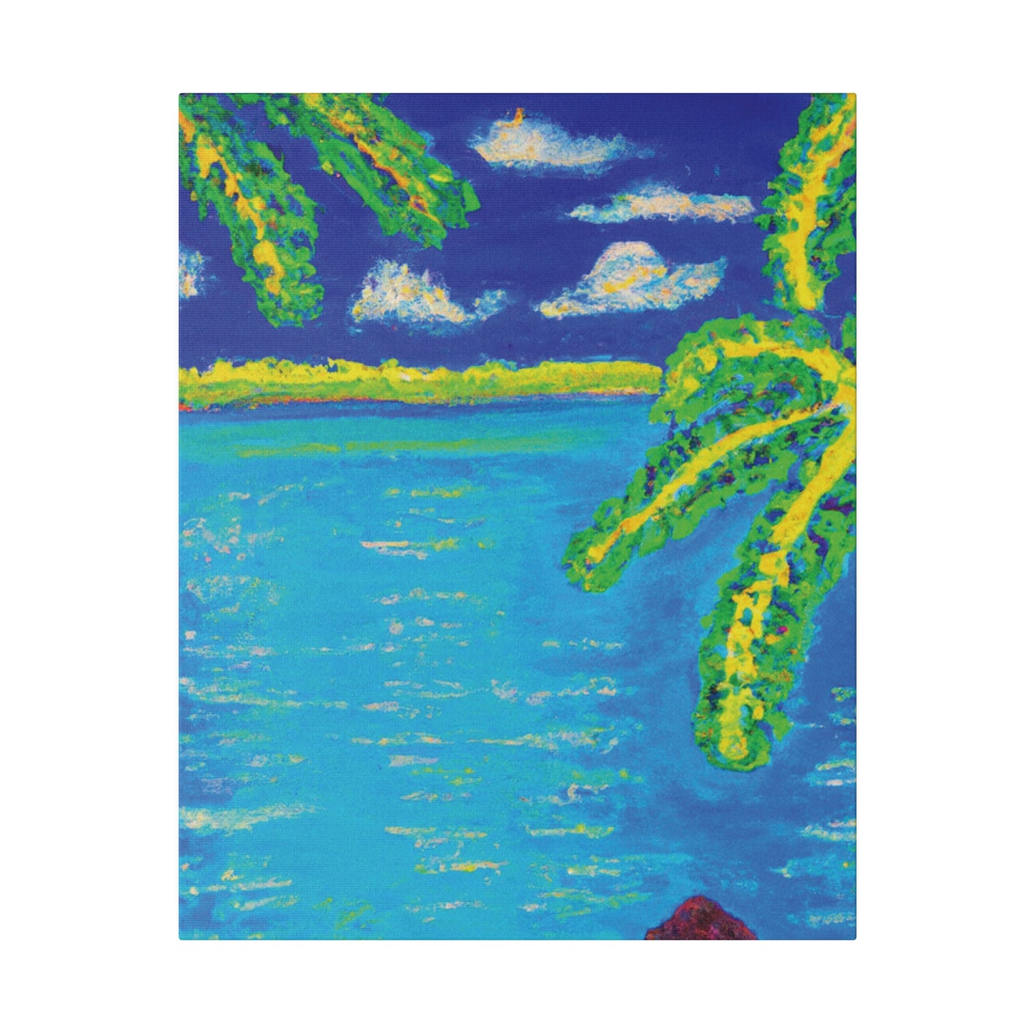 9774Z - Bahamas Ocean Painting Print | Bahamas | Ocean | Beach | Poster | Home Decor | Wall Art | Canvas