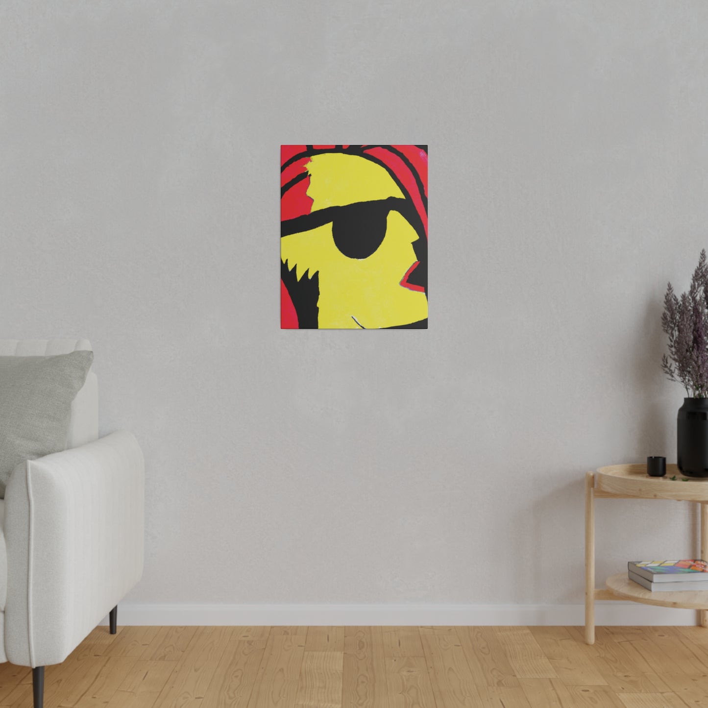 9456P - Rockstar Painting Print | Face | Abstract | Poster | Home Decor | Wall Art | Music Art | Canvas