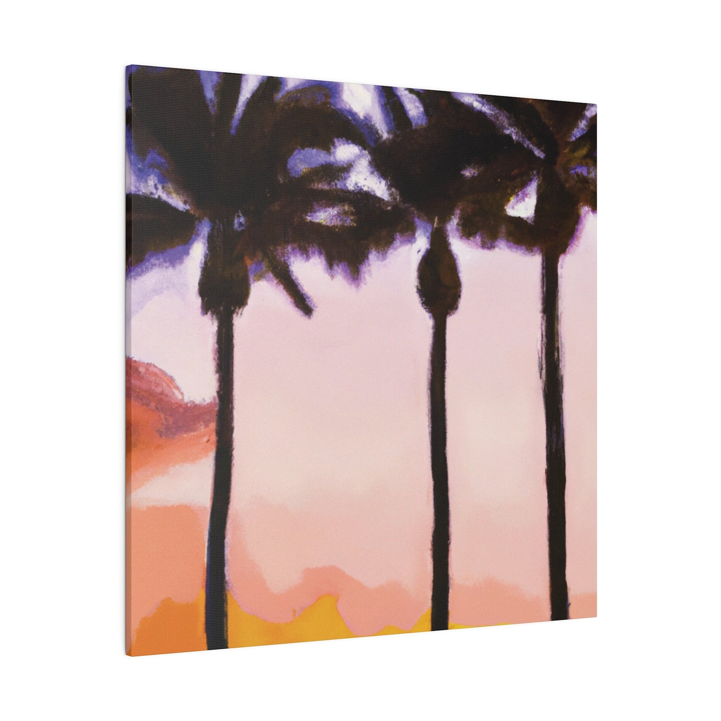 9366G - Miami Beach Sunset Painting Print | Miami | Beach | Sunset | Poster | Home Decor | Wall Art | Canvas