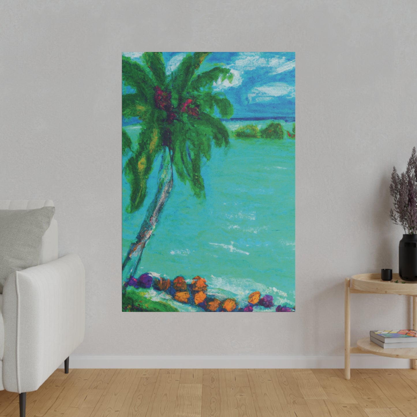 8864T - Bahamas Ocean Painting Print | Bahamas | Ocean | Beach | Poster | Home Decor | Wall Art | Canvas