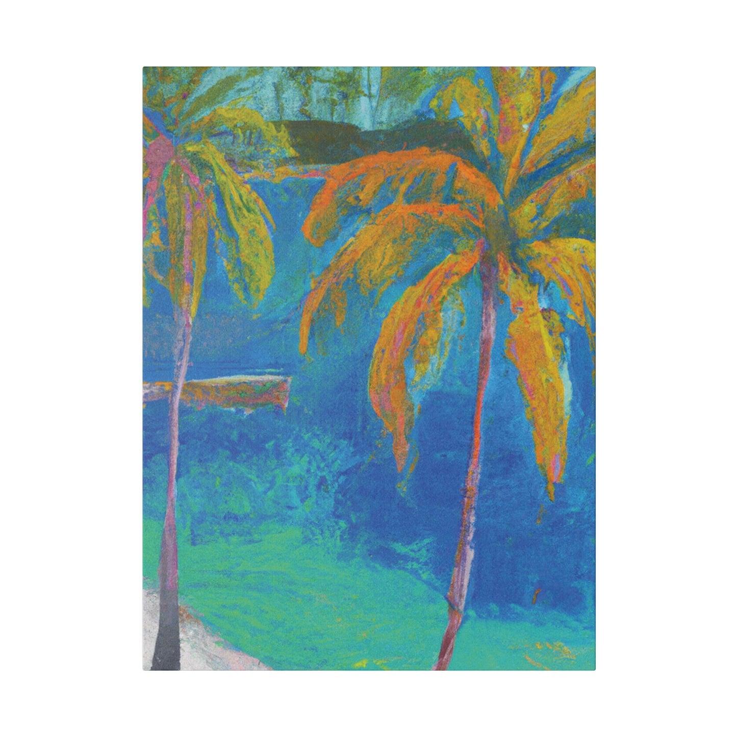 5481T - Bahamas Ocean Painting Print | Bahamas | Ocean | Beach | Poster | Home Decor | Wall Art | Canvas