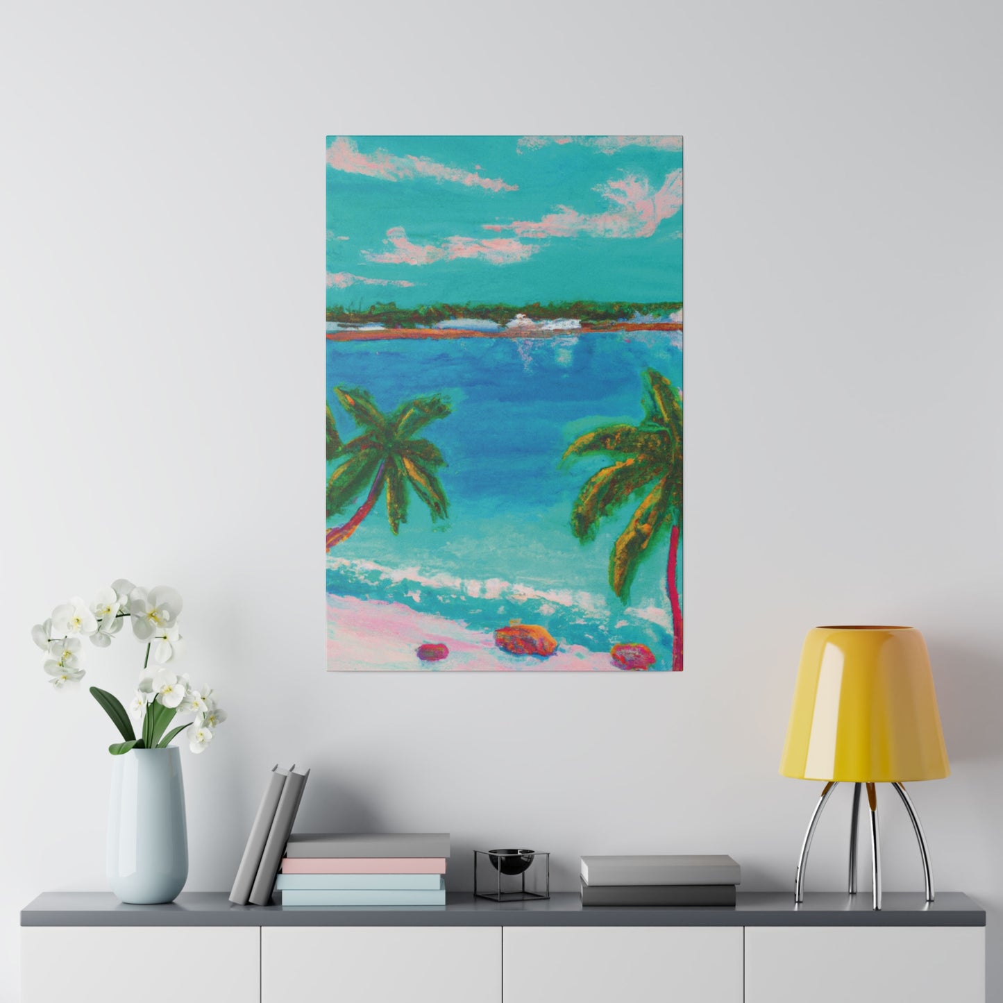 6836G - Bahamas Ocean Painting Print | Bahamas | Ocean | Beach | Poster | Home Decor | Wall Art | Canvas