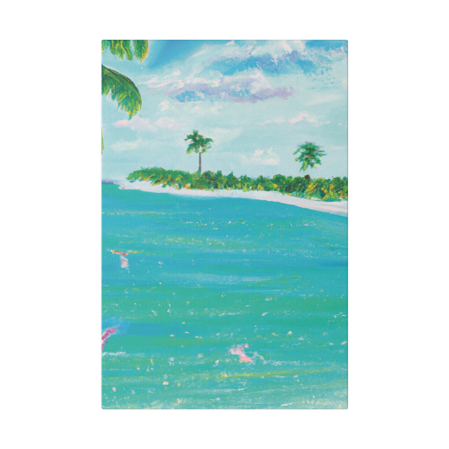 6576D - Bahamas Ocean Painting Print | Bahamas | Ocean | Beach | Poster | Home Decor | Wall Art | Canvas