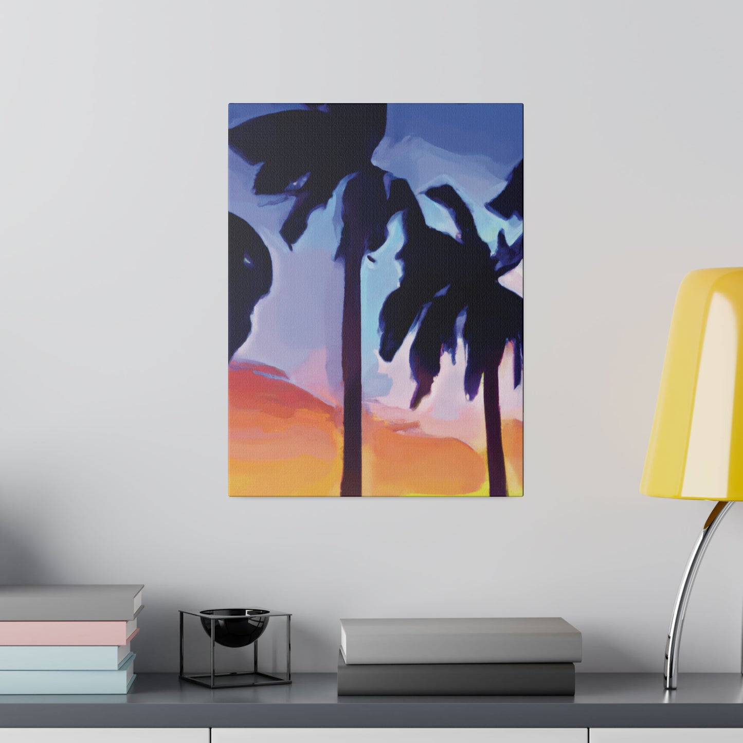 8208A - Miami Beach Sunset Painting Print | Miami | Beach | Sunset | Poster | Home Decor | Wall Art | Canvas