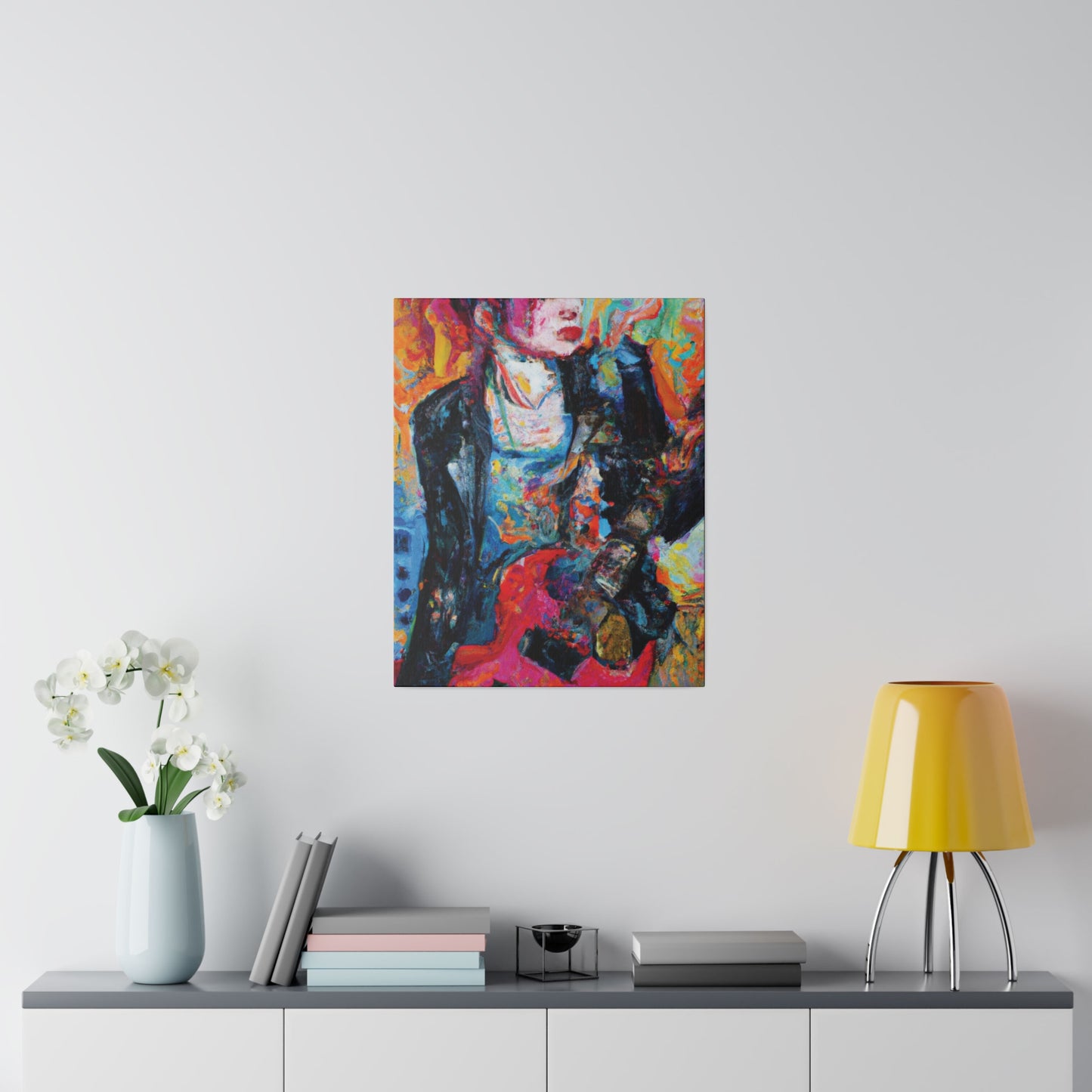 6278X - Rockstar Oil Painting Style Print | Poster | Home Decor | Wall Art | Music Art | Canvas