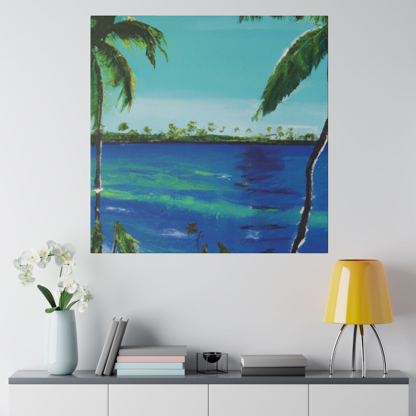 5491V - Bahamas Ocean Painting Print | Bahamas | Ocean | Beach | Poster | Home Decor | Wall Art | Canvas