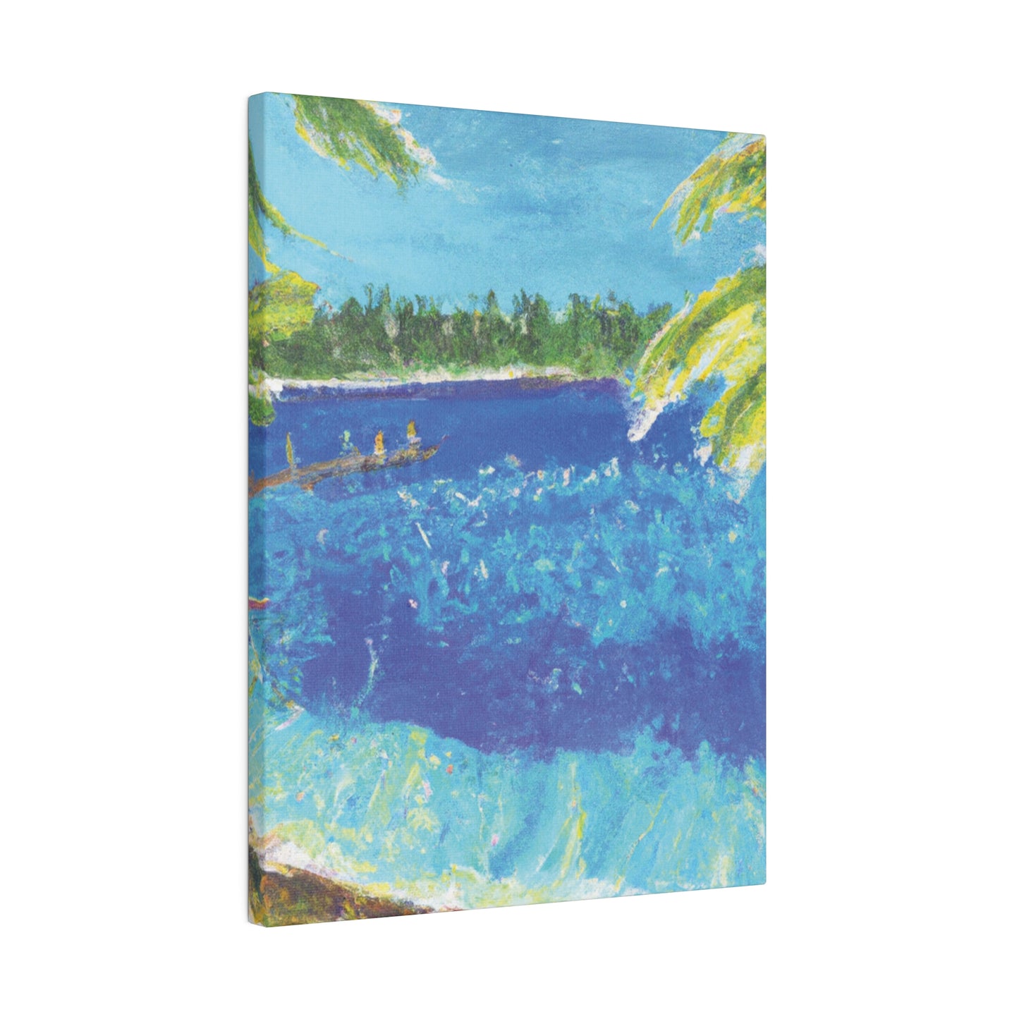 9673H - Bahamas Ocean Painting Print | Bahamas | Ocean | Beach | Poster | Home Decor | Wall Art | Canvas